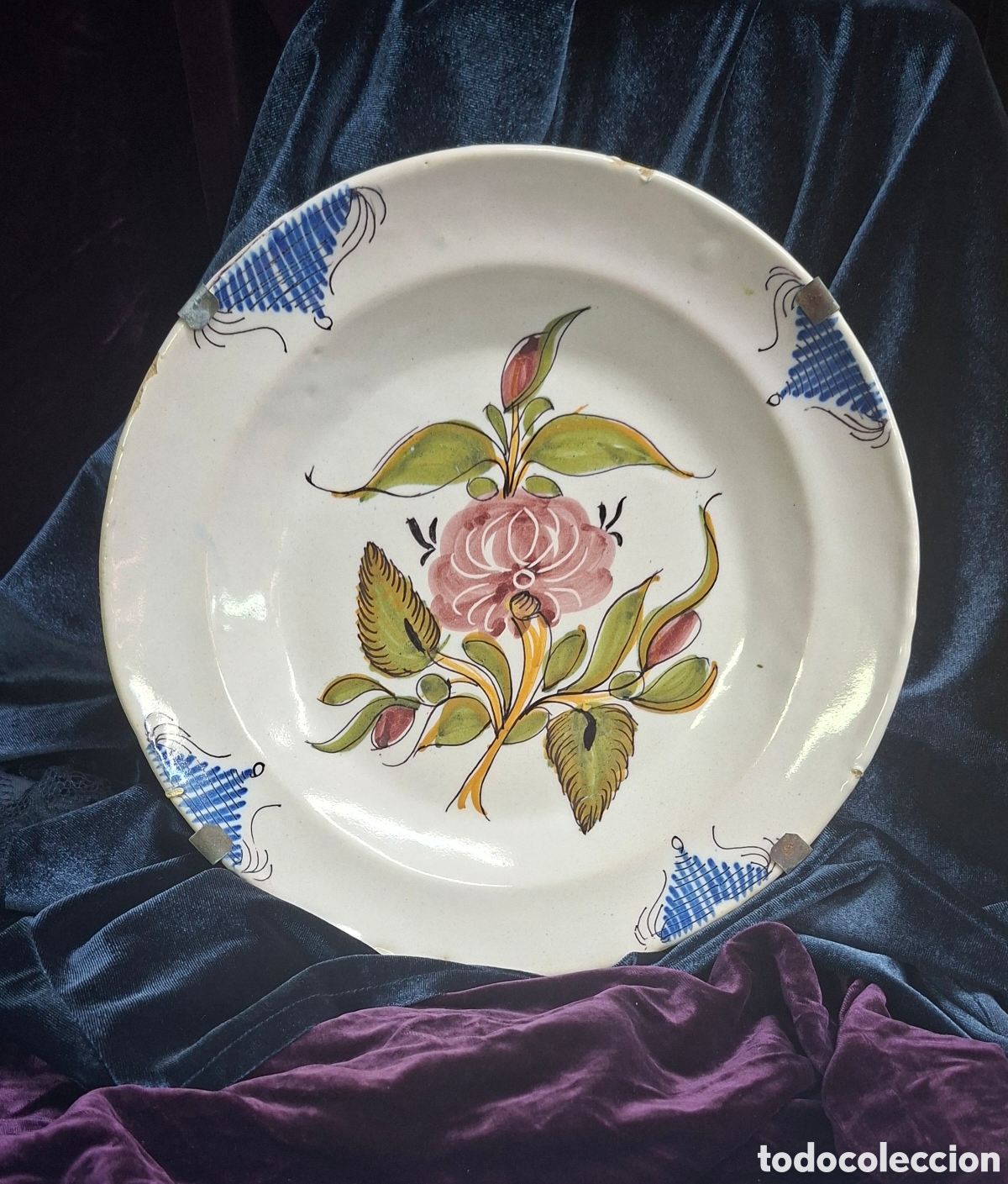 Antig&uuml;edades: Plato decorativo para colgar Siglo XX