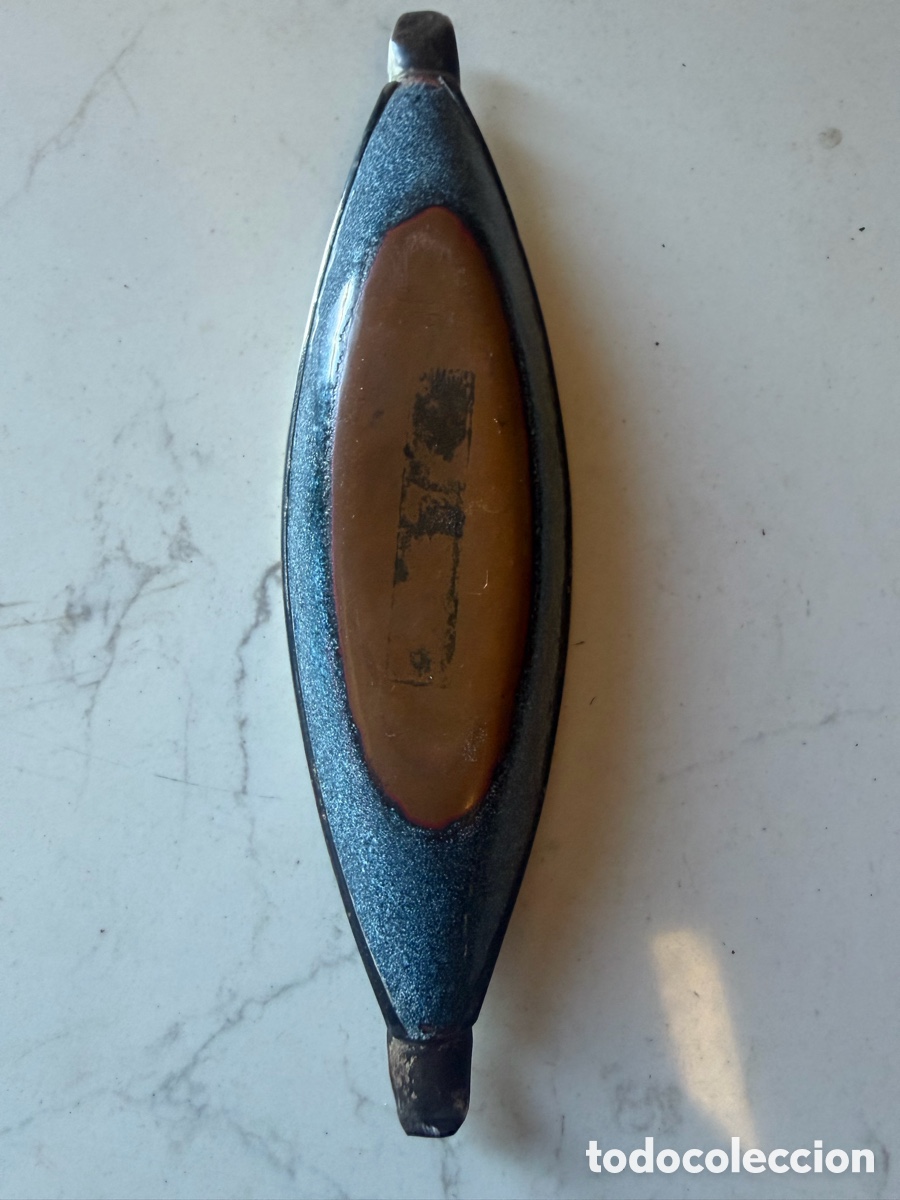 Antig&uuml;edades: Cenicero antiguo plata y esmalte - Foto 4