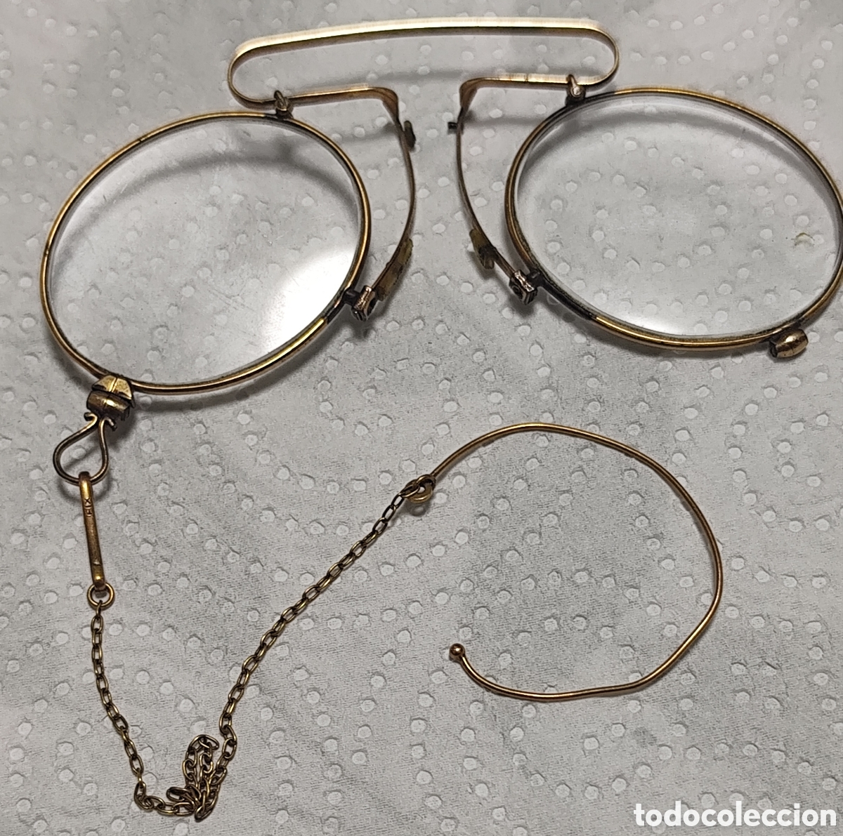 Antig&uuml;edades: Antiguos Quevedos(Gafas de Pinza) - Foto 2