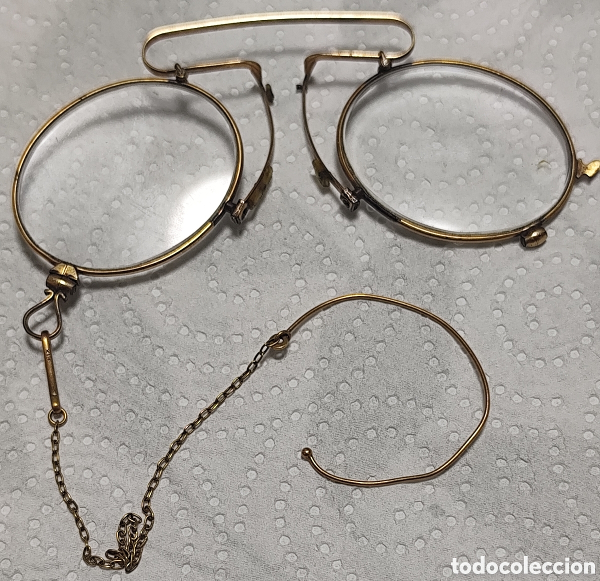 Antig&uuml;edades: Antiguos Quevedos(Gafas de Pinza) - Foto 3