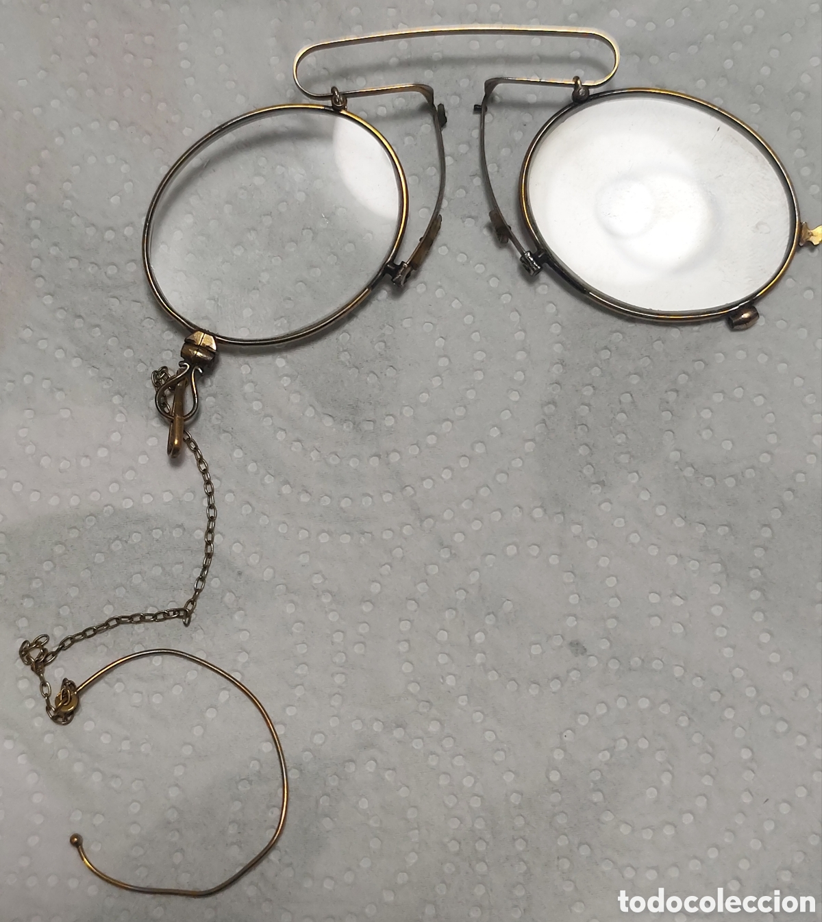 Antig&uuml;edades: Antiguos Quevedos(Gafas de Pinza)