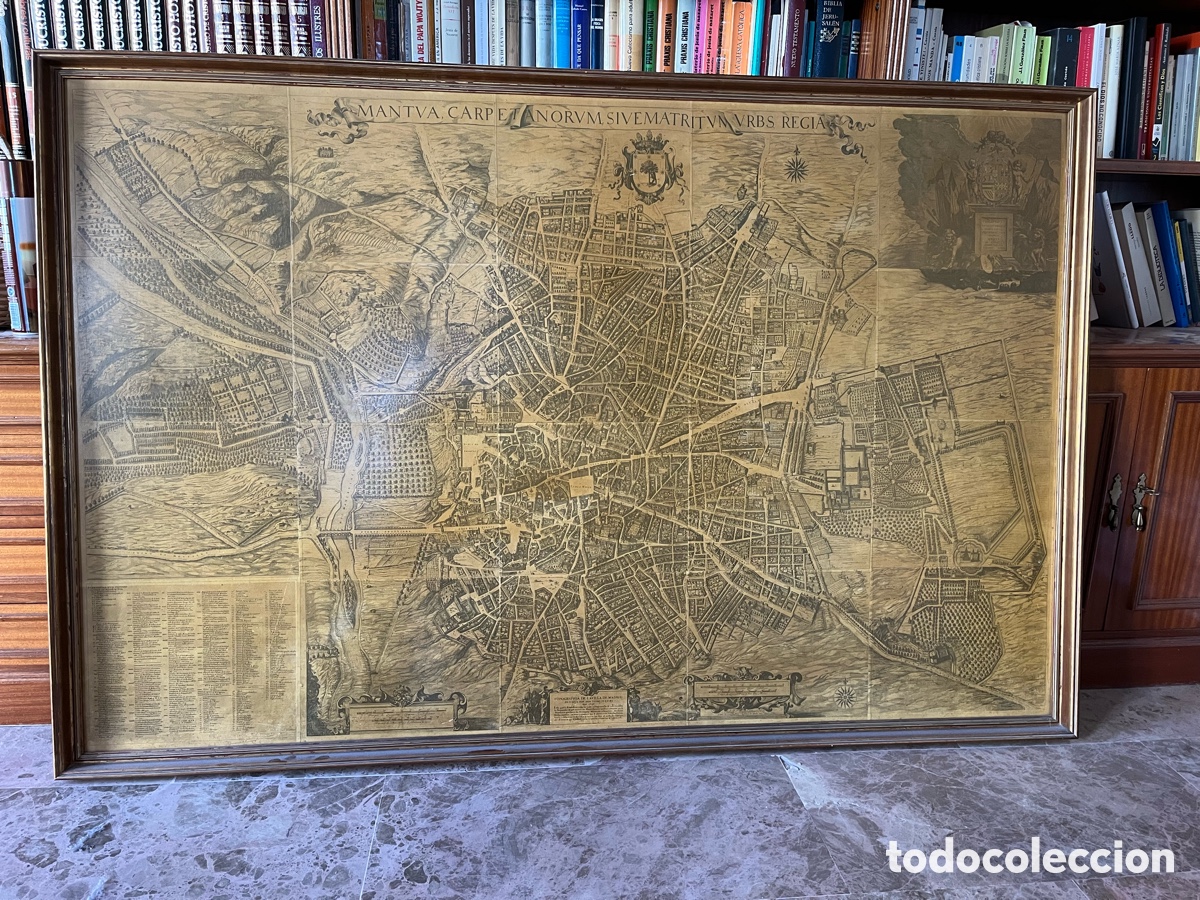 Antig&uuml;edades: Mapa Hist&oacute;rico Madrid Plano Teixeira 1656 y Enciclopedia Madrid