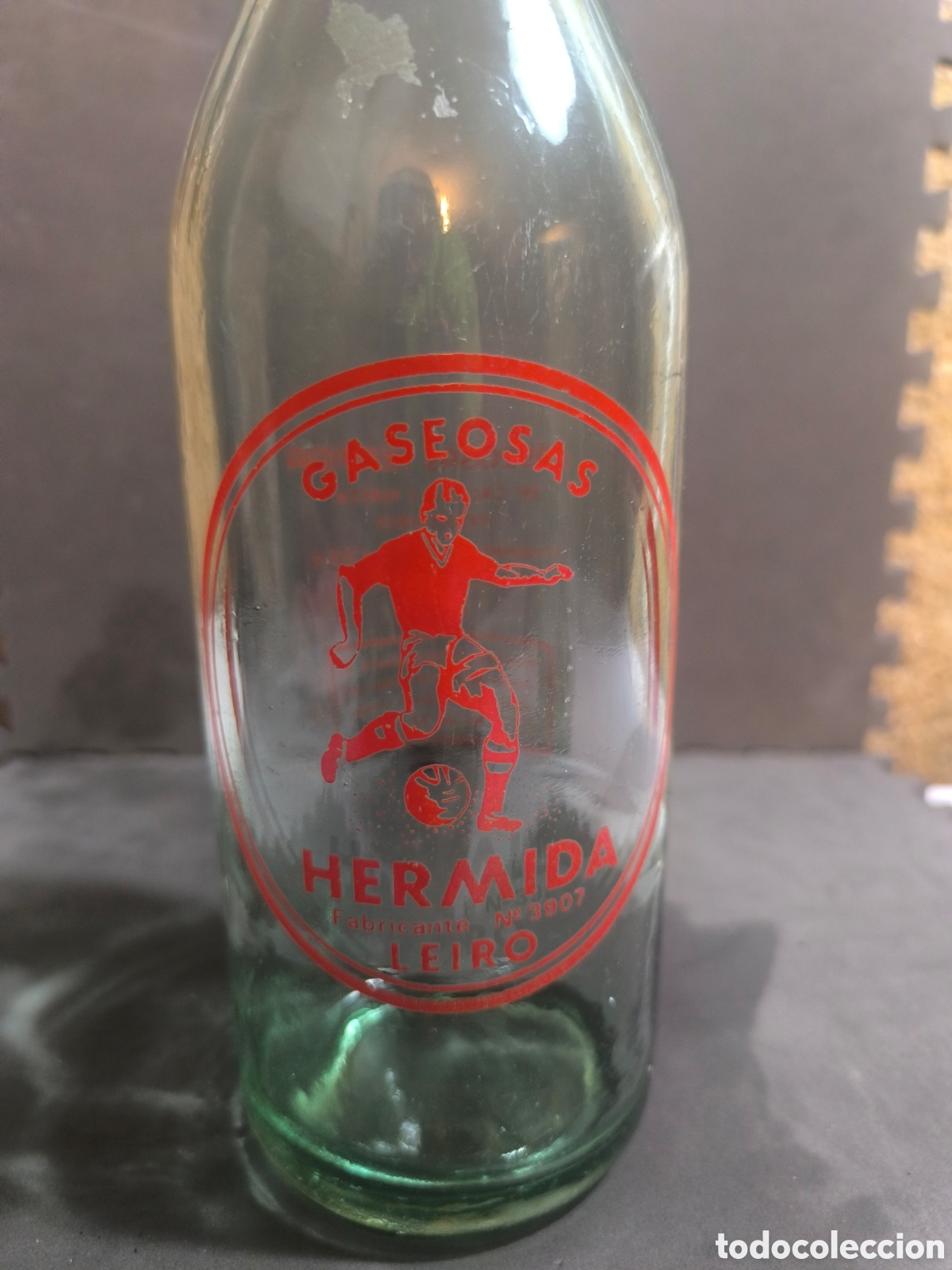 Antig&uuml;edades: Botella antigua de gaseosa
