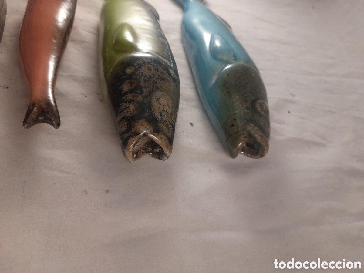 Antig&uuml;edades: Conjunto de peces de estuco esmaltado y policromado - Foto 5