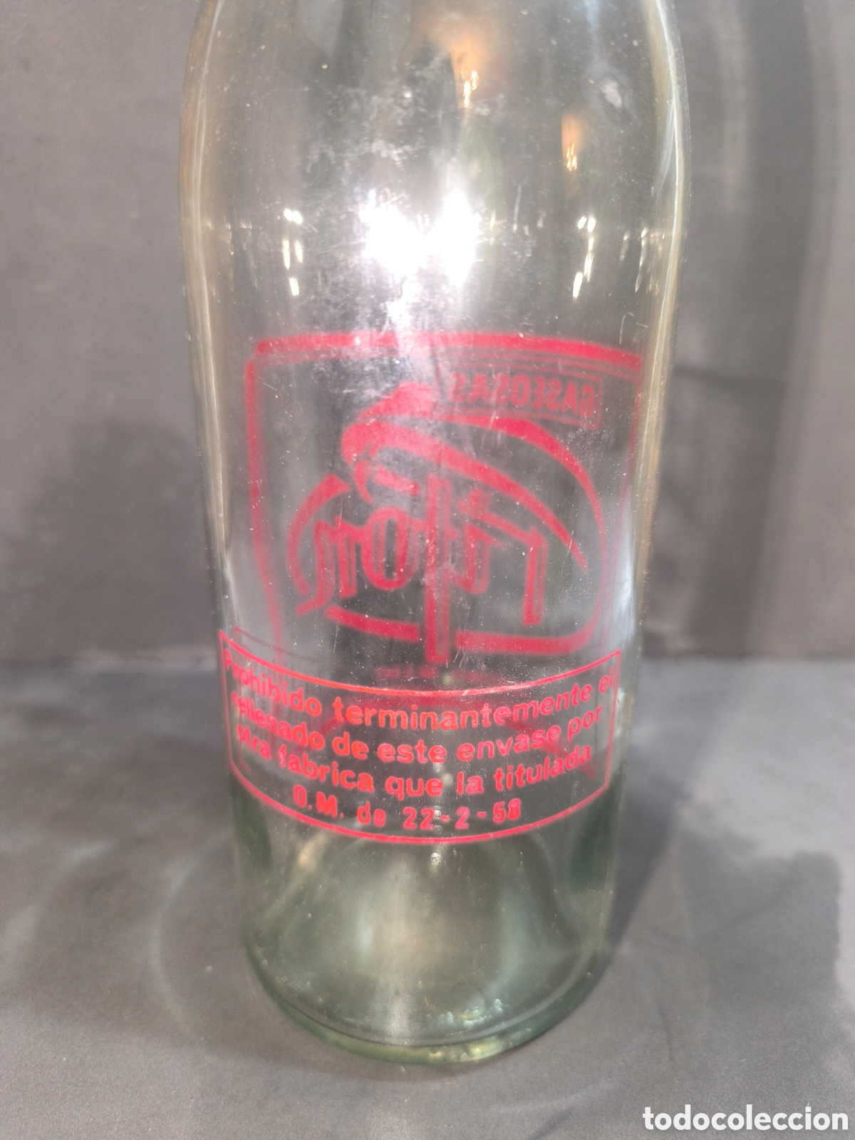 Antig&uuml;edades: Botella antigua de gaseosa - Foto 2