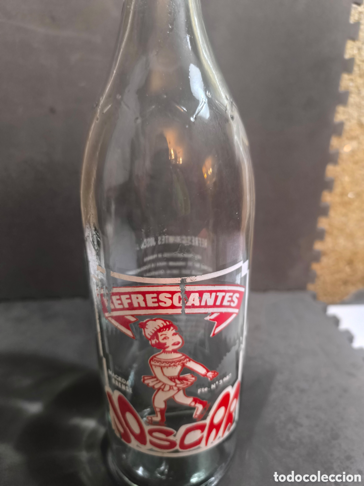 Antig&uuml;edades: Botella antigua de gaseosa