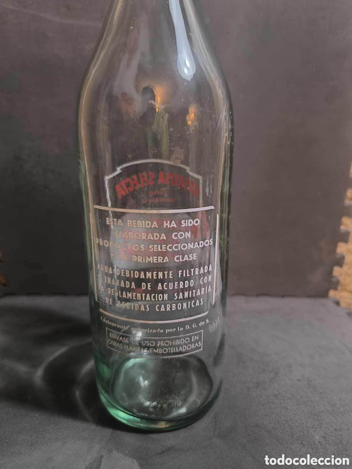 Antig&uuml;edades: Botella antigua de gaseosa - Foto 2