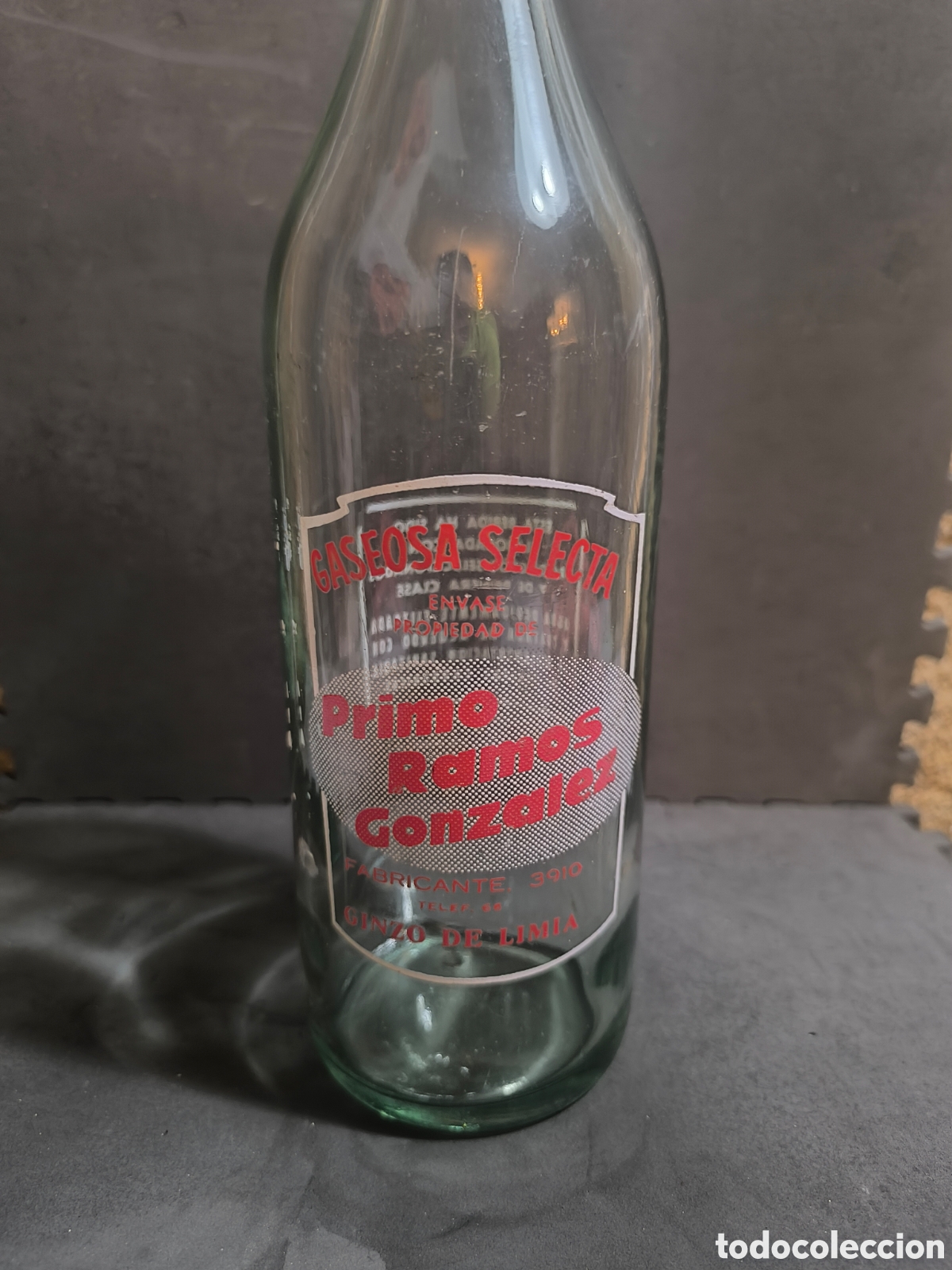 Antig&uuml;edades: Botella antigua de gaseosa