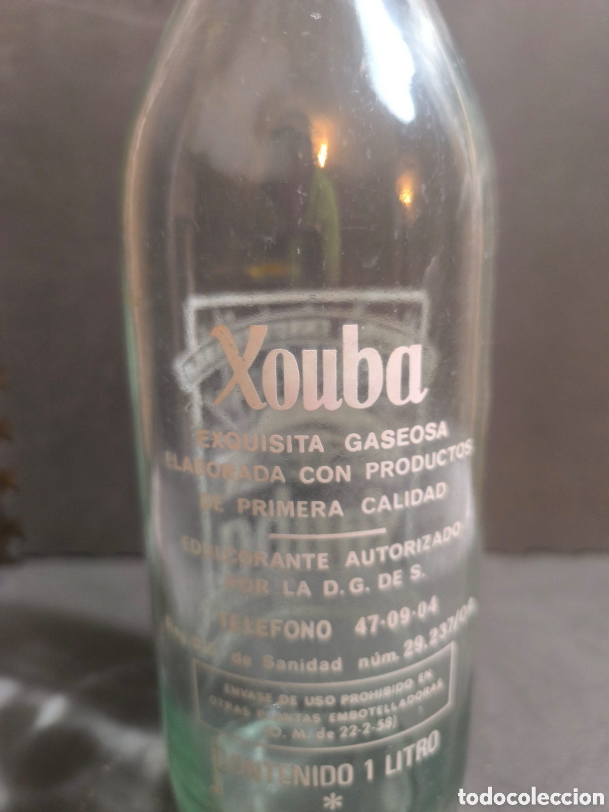 Antig&uuml;edades: Botella antigua de gaseosa - Foto 2