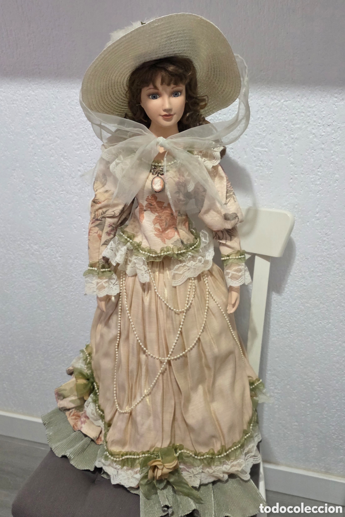 Antig&uuml;edades: Mu&ntilde;eca porcelana grande - Foto 1