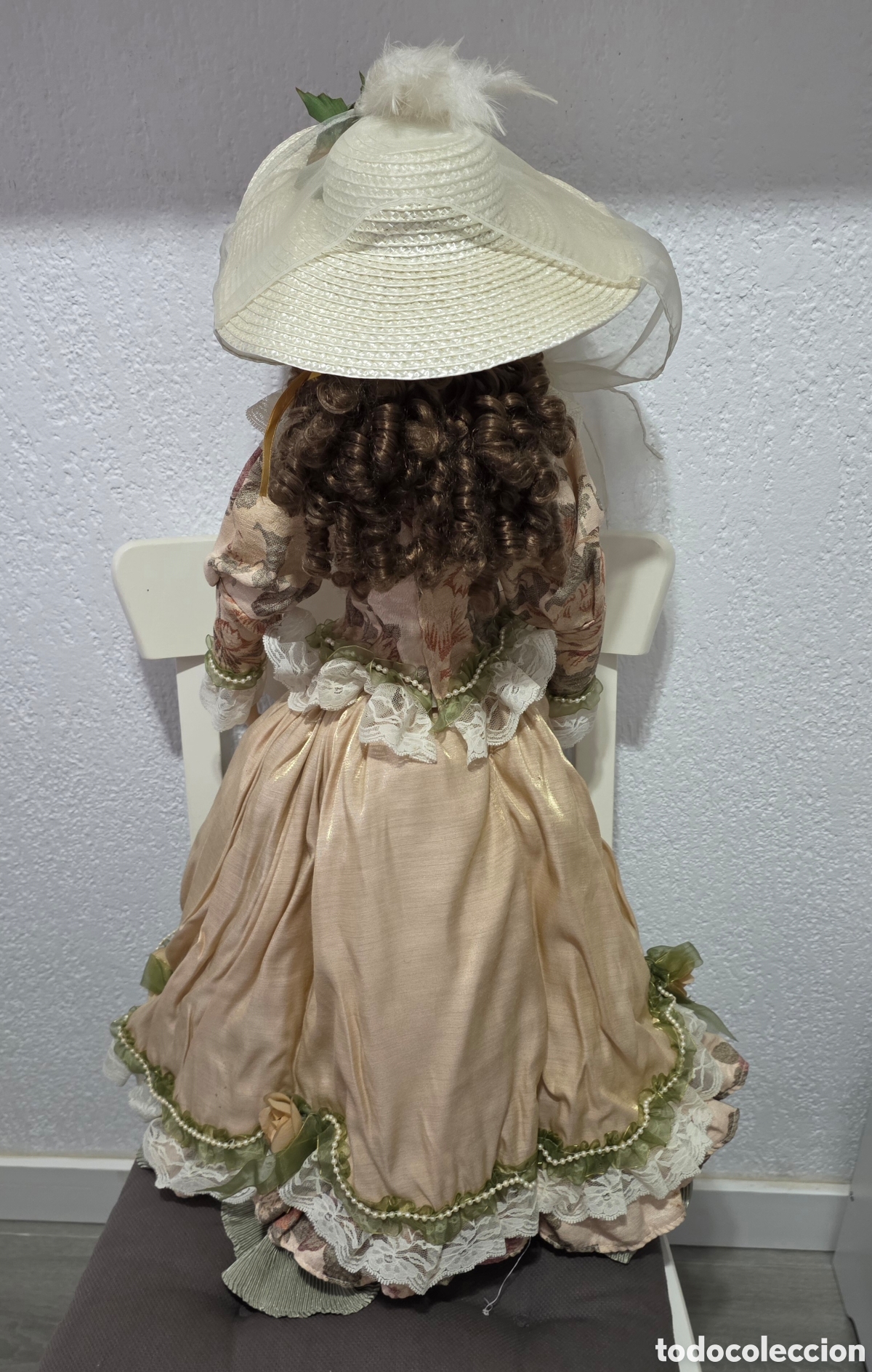 Antig&uuml;edades: Mu&ntilde;eca porcelana grande - Foto 2
