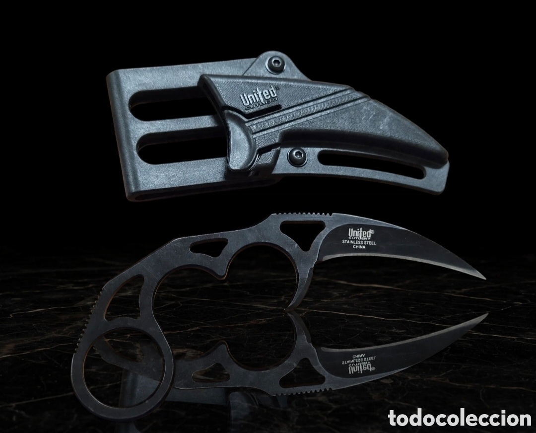 Antig&uuml;edades: United Undercover tactico UC2732B Sonic Kerambit con su funda original