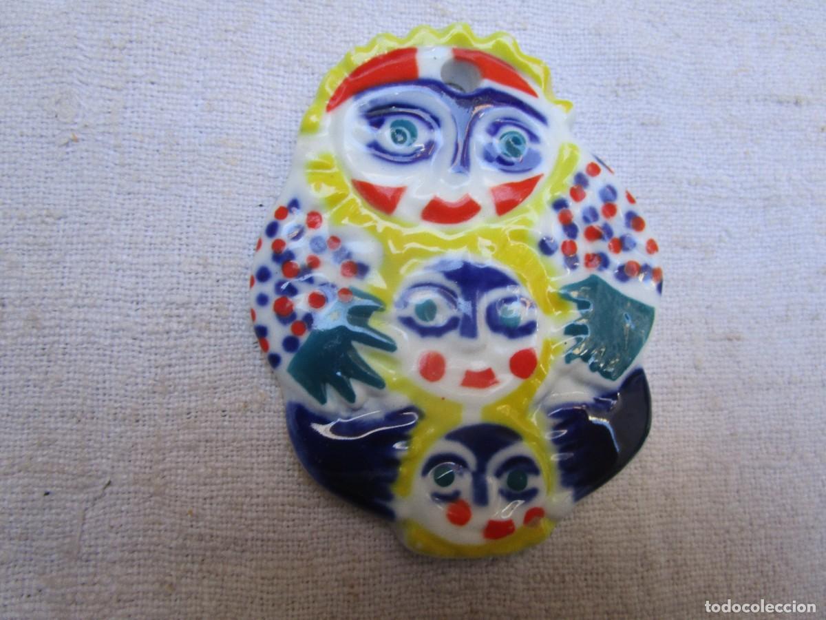 Antig&uuml;edades: SARGADELOS - MEDALLON ARBOL DE LA VIDA - 7,5X6CM, RELIEVE. EXCELENTE CONSERVACION.