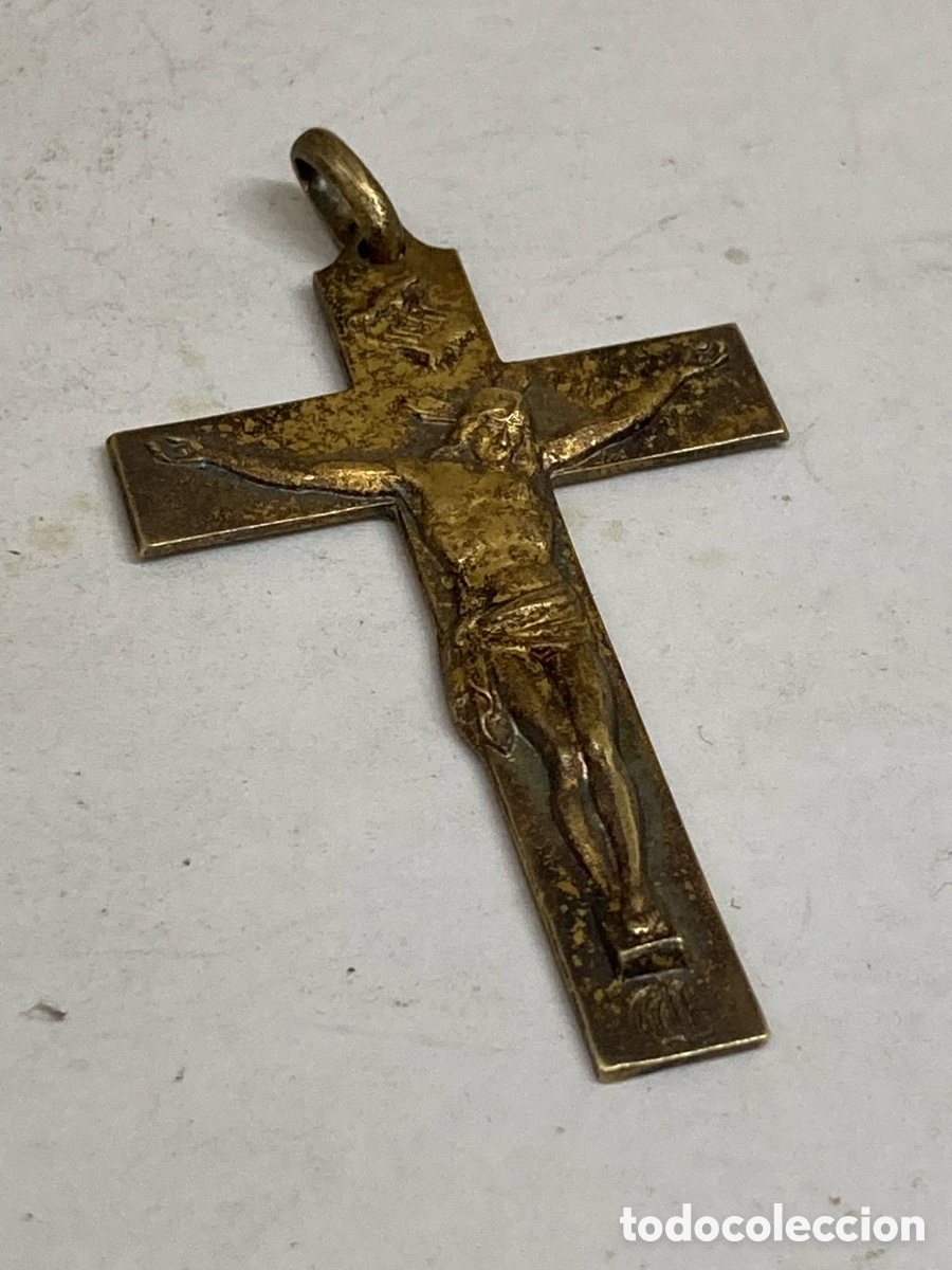 Antig&uuml;edades: Cruz de plata religiosa C655