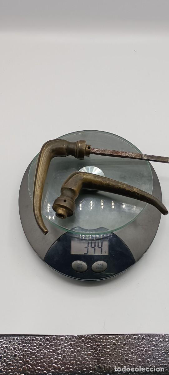 Antig&uuml;edades: Antiguas Manillas Bronce Art D&eacute;co - Foto 17