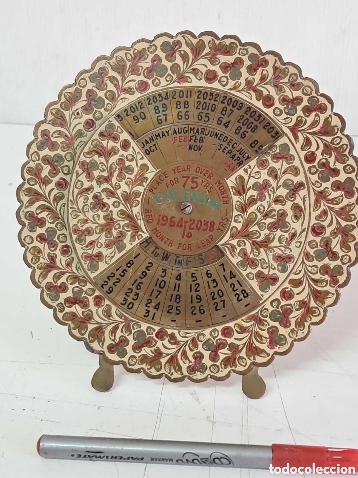 Antig&uuml;edades: Calendario perpetuo antiguo