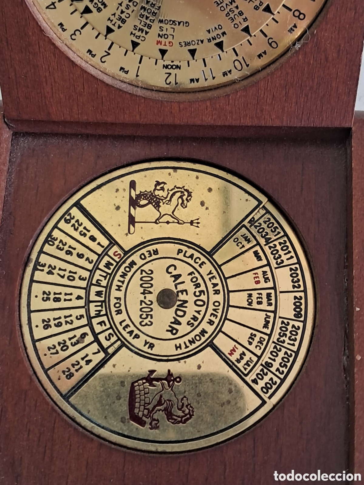 Antig&uuml;edades: Antiguo calendario perpetuo de bolsillo - Foto 2
