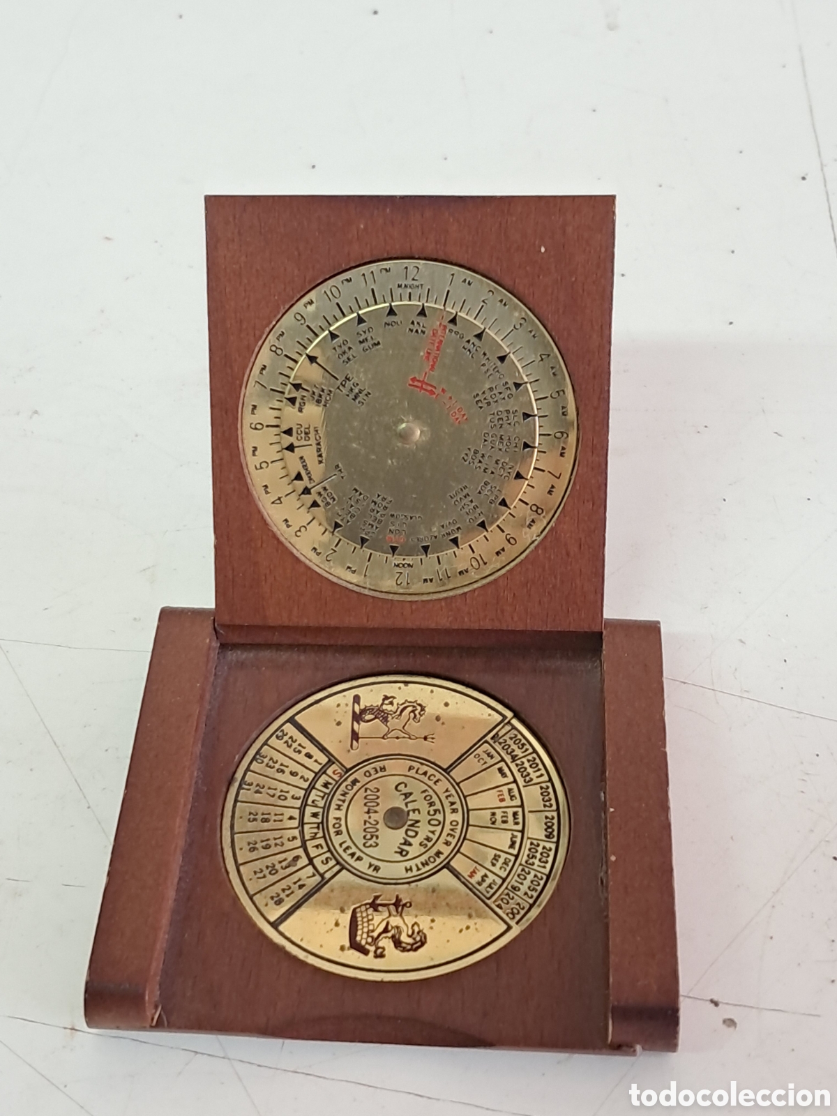Antig&uuml;edades: Antiguo calendario perpetuo de bolsillo