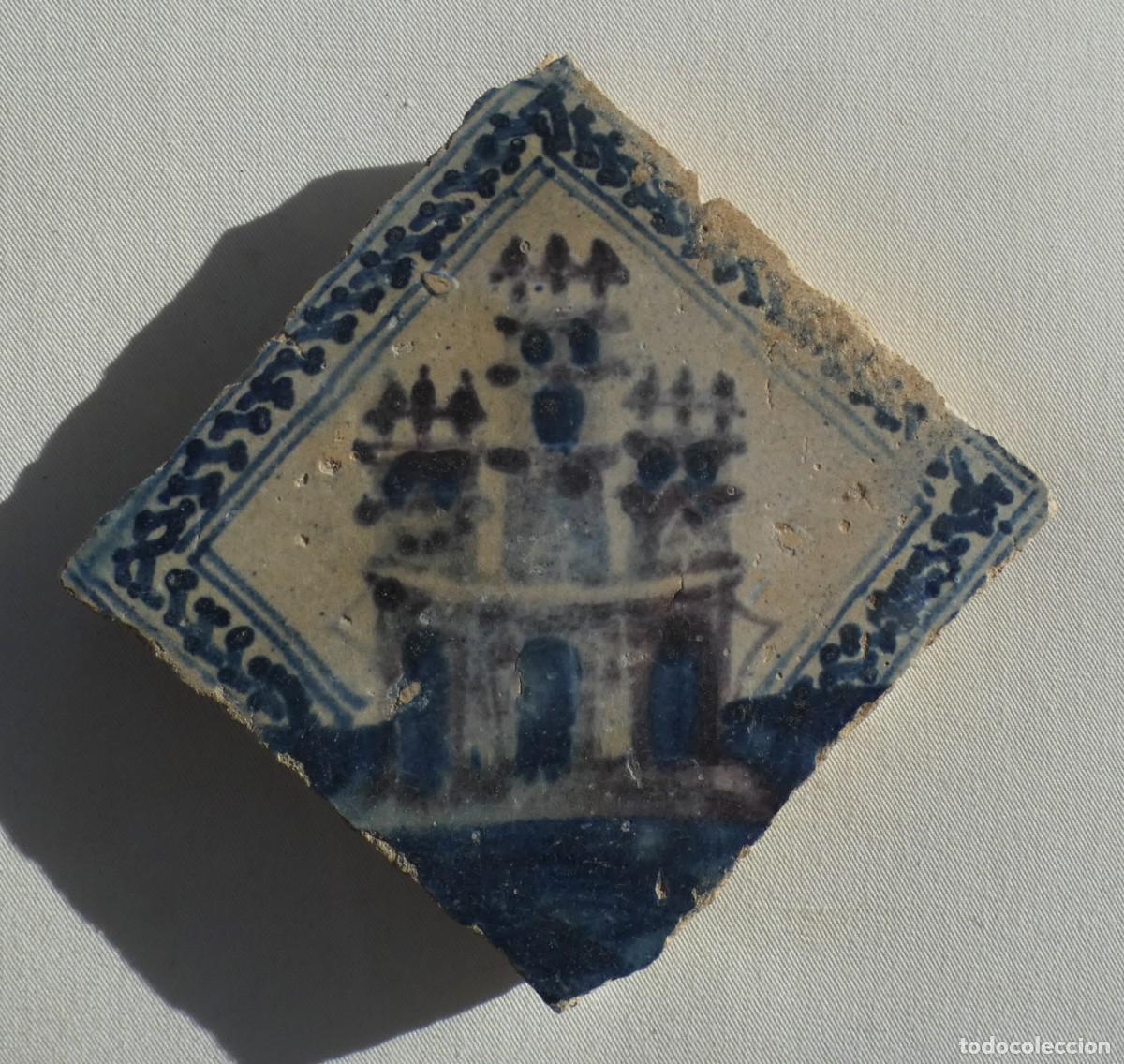 Antig&uuml;edades: Azulejos Espa&ntilde;ol Valencia siglo 15/16