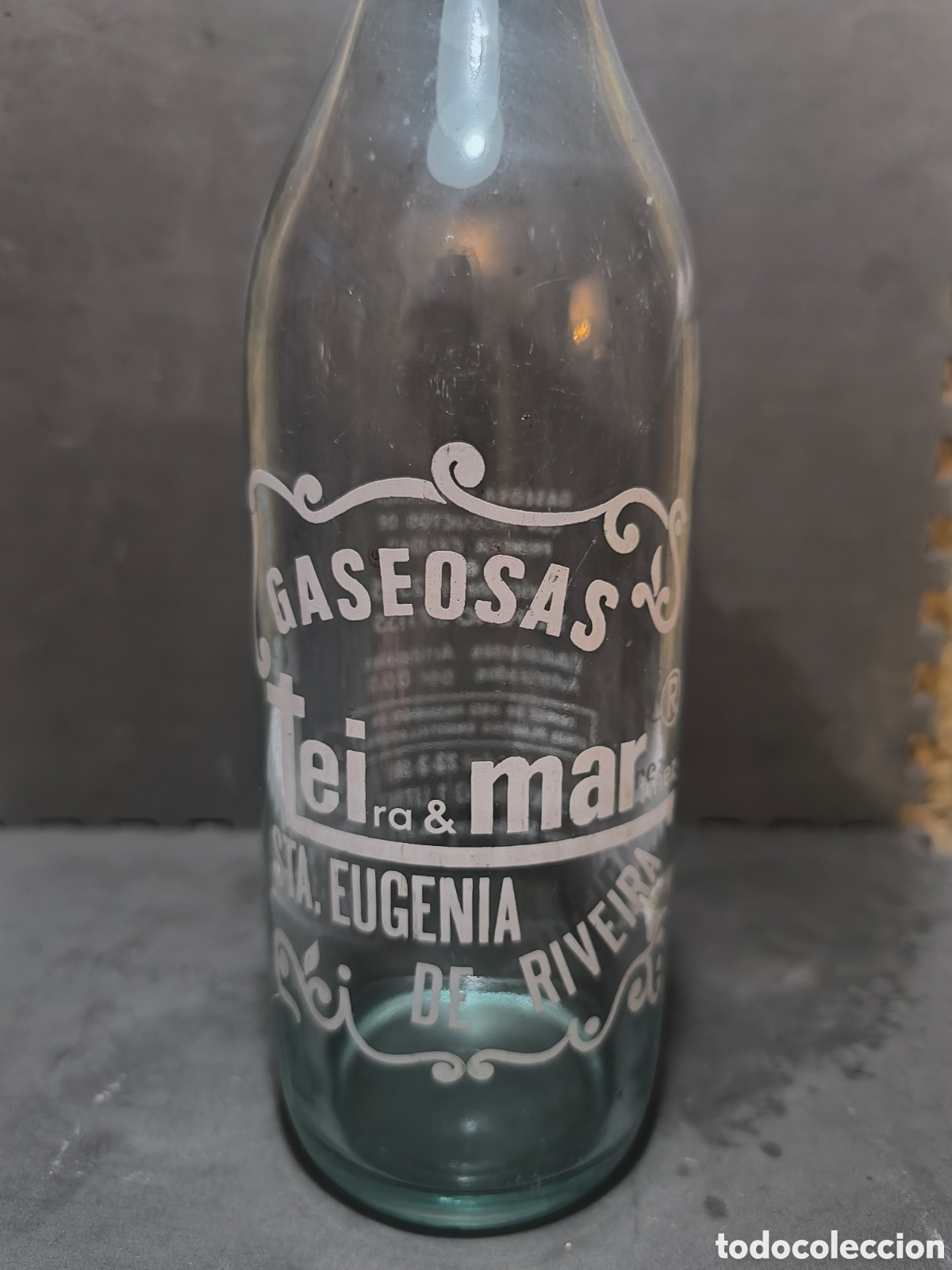 Antig&uuml;edades: Botella antigua de gaseosa - Foto 1