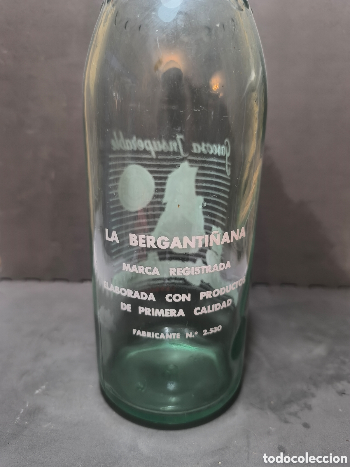 Antig&uuml;edades: Botella antigua de gaseosa - Foto 2