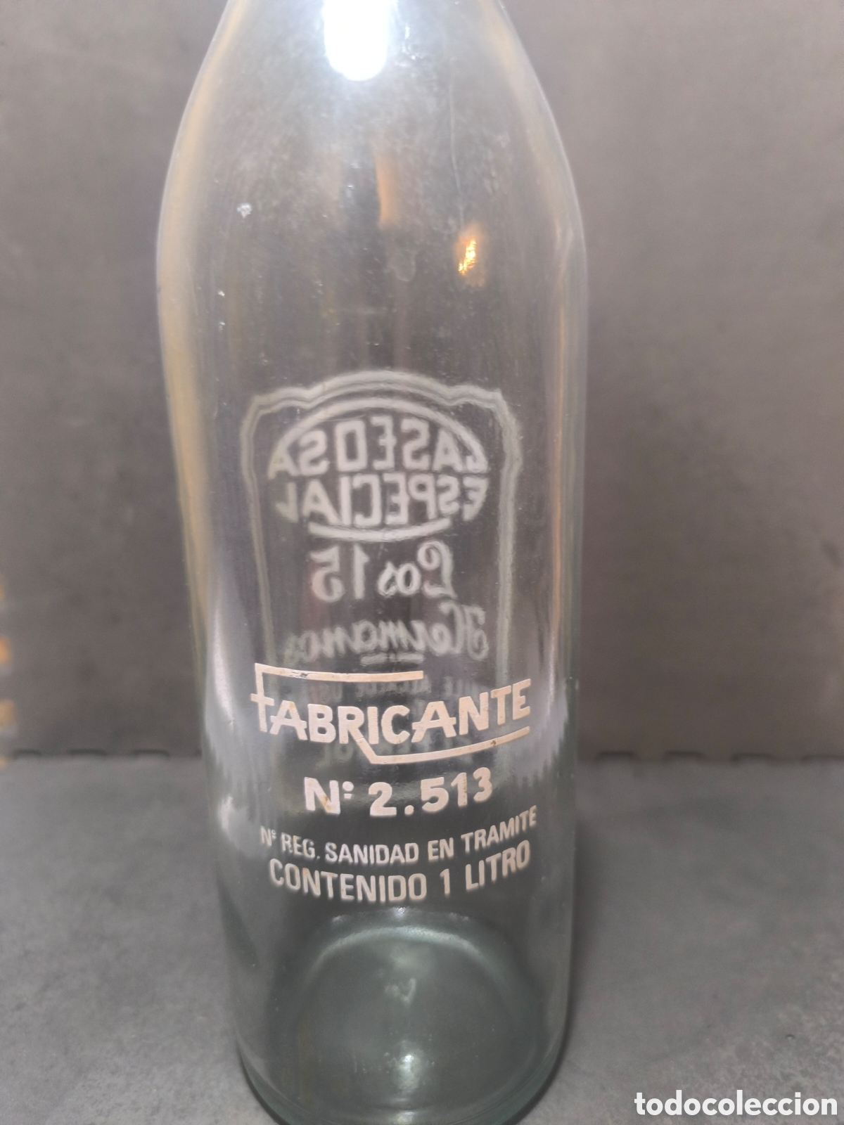 Antig&uuml;edades: Botella antigua de gaseosa - Foto 2