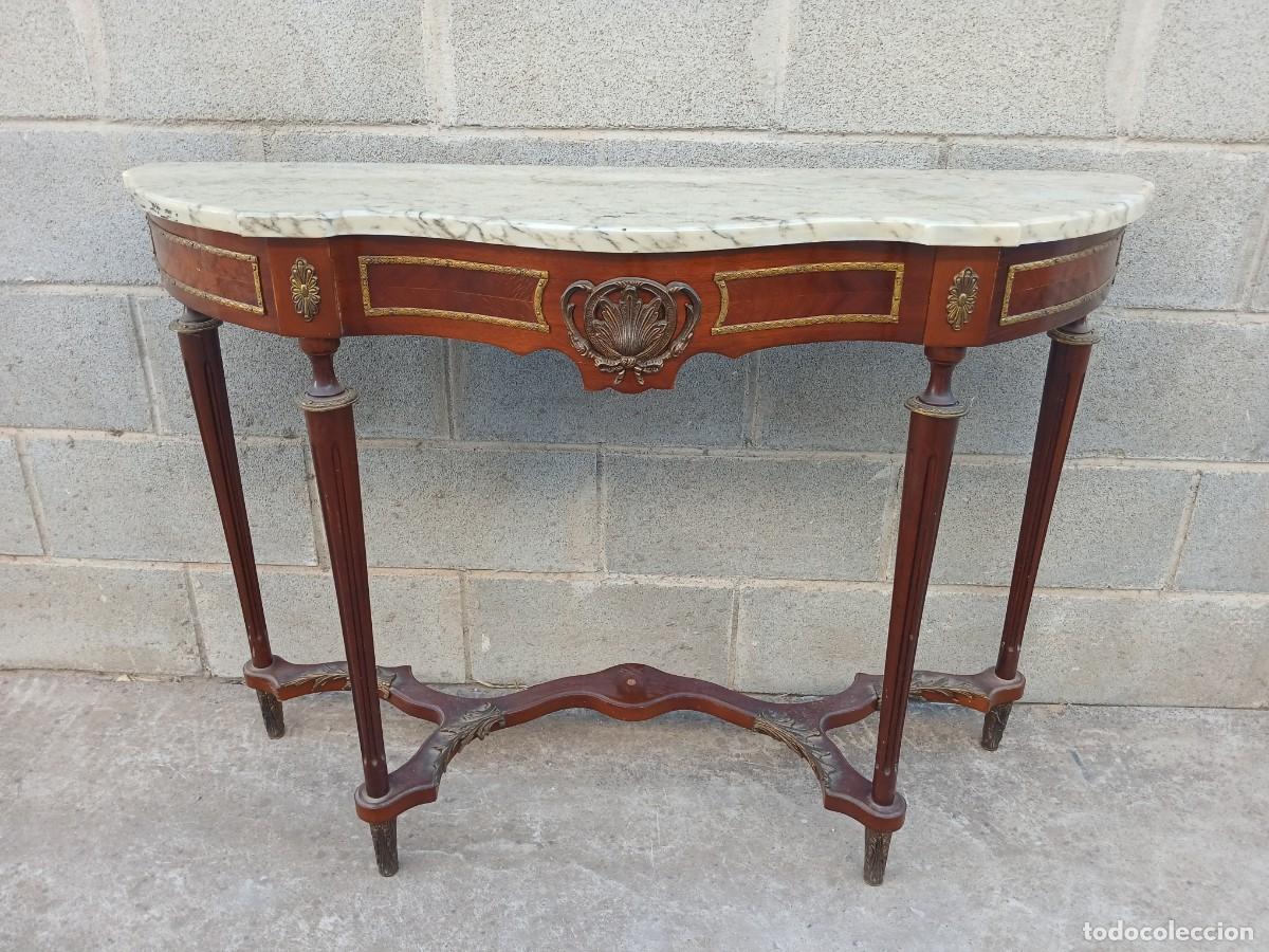 Antig&uuml;edades: Consola antigua estilo Luis XV XVI Mueble Consola antigua vintage estilo ingl&eacute;s Victoriano Isabelino - Foto 3