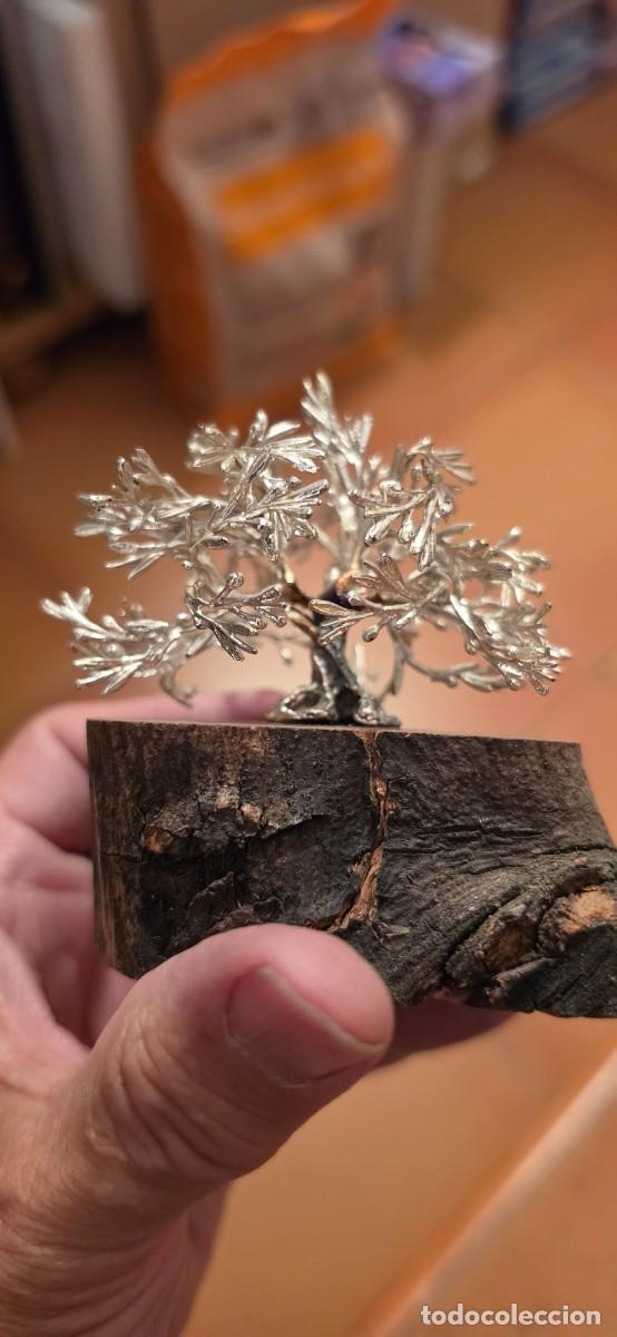 Antig&uuml;edades: Precioso olivo en plata y madera - Foto 6