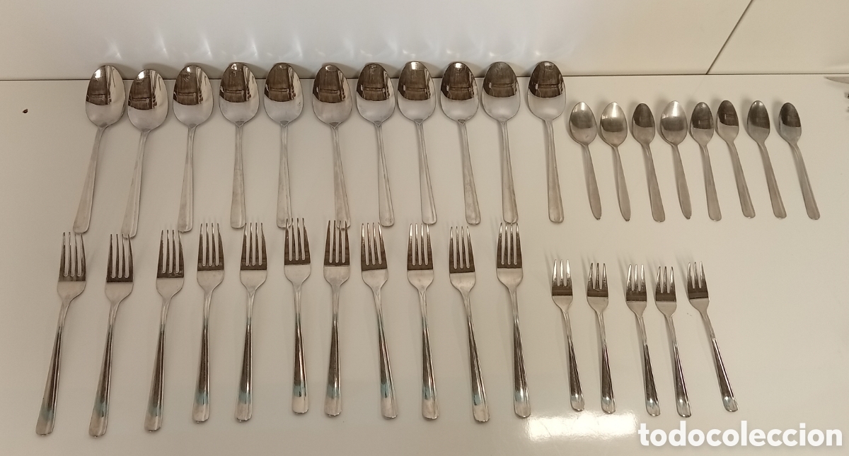 Antig&uuml;edades: .SET DE CUBIERTOS EDELSTAHL - Foto 1