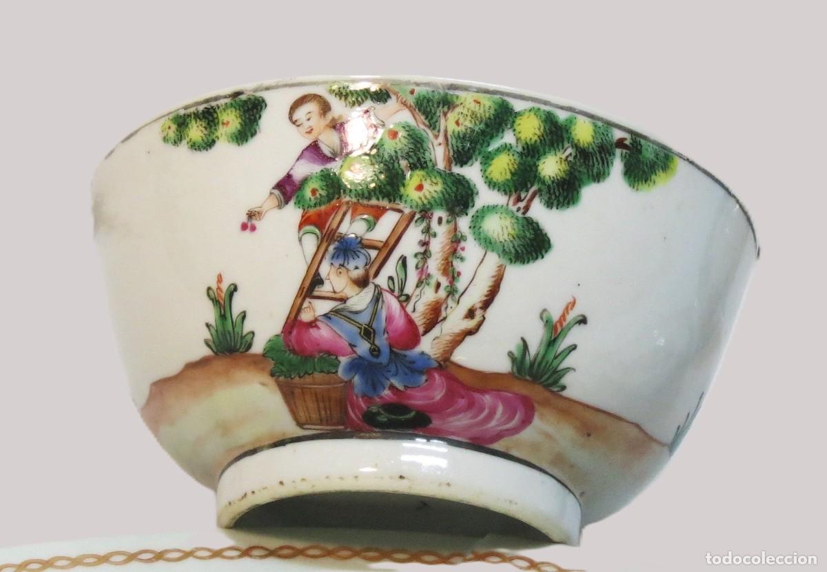 Antig&uuml;edades: Chinese export porcelain depicting &ldquo;la R&eacute;colte des Cerises&rdquo;,