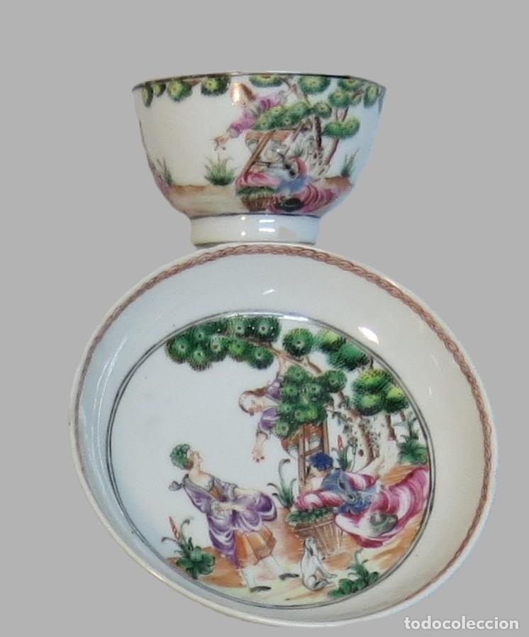 Antig&uuml;edades: Chinese export porcelain depicting &ldquo;la R&eacute;colte des Cerises&rdquo;,