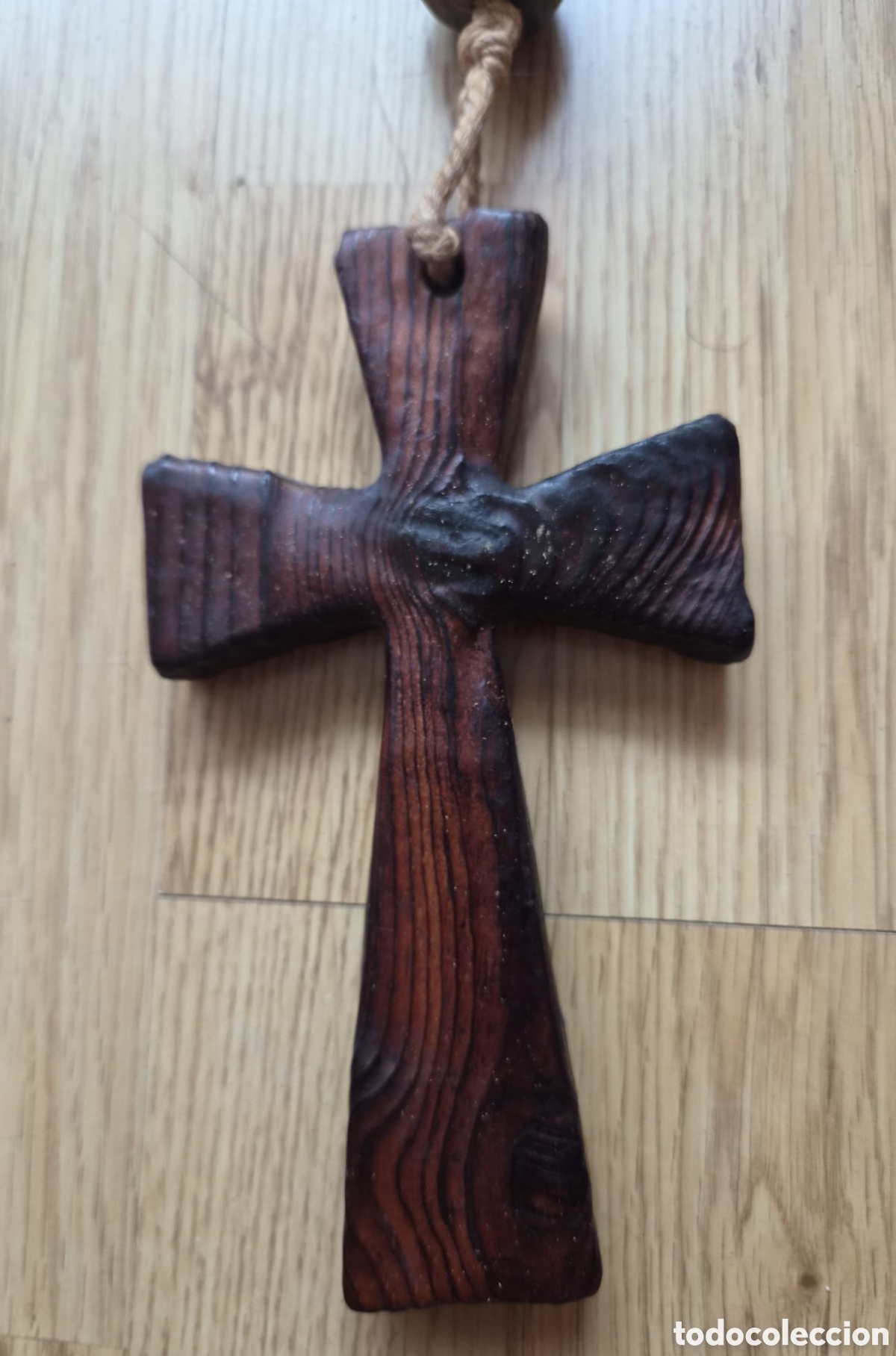 Antig&uuml;edades: ​ROSARIO GIGANTE MADERA 146CM ESTERRI D'ANEU | ENVIO GRATIS Y OFERTAS