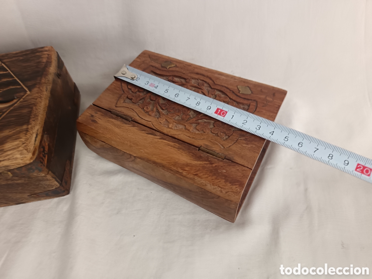 Antig&uuml;edades: X 2 CAJAS DE MADERA DECORATIVAS - Foto 14