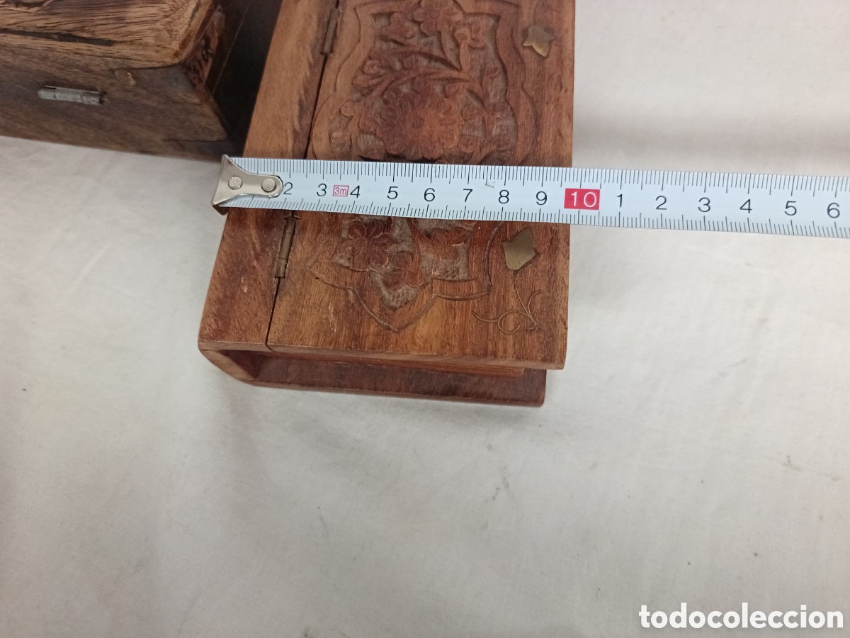 Antig&uuml;edades: X 2 CAJAS DE MADERA DECORATIVAS - Foto 15