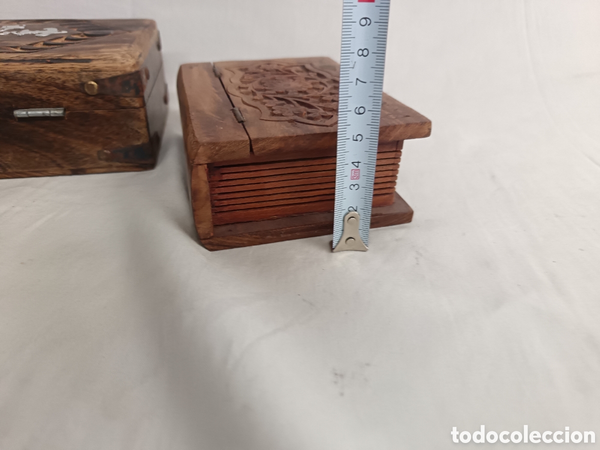 Antig&uuml;edades: X 2 CAJAS DE MADERA DECORATIVAS - Foto 16