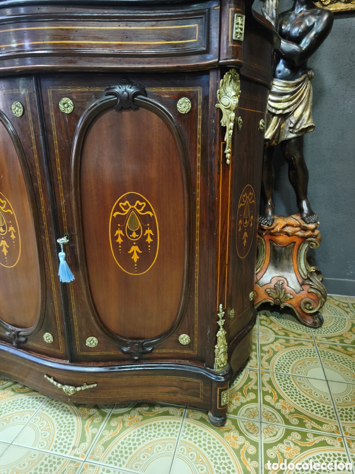 Antig&uuml;edades: Entred&oacute;s franc&eacute;s siglo XIX - Foto 2