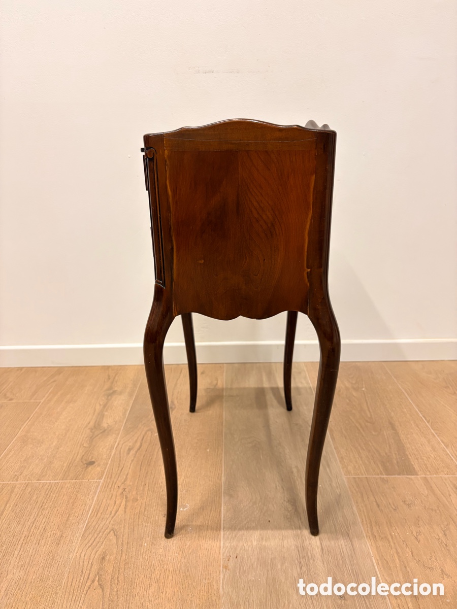 Antig&uuml;edades: Mueble auxiliar / costurero antiguo de madera - Foto 4