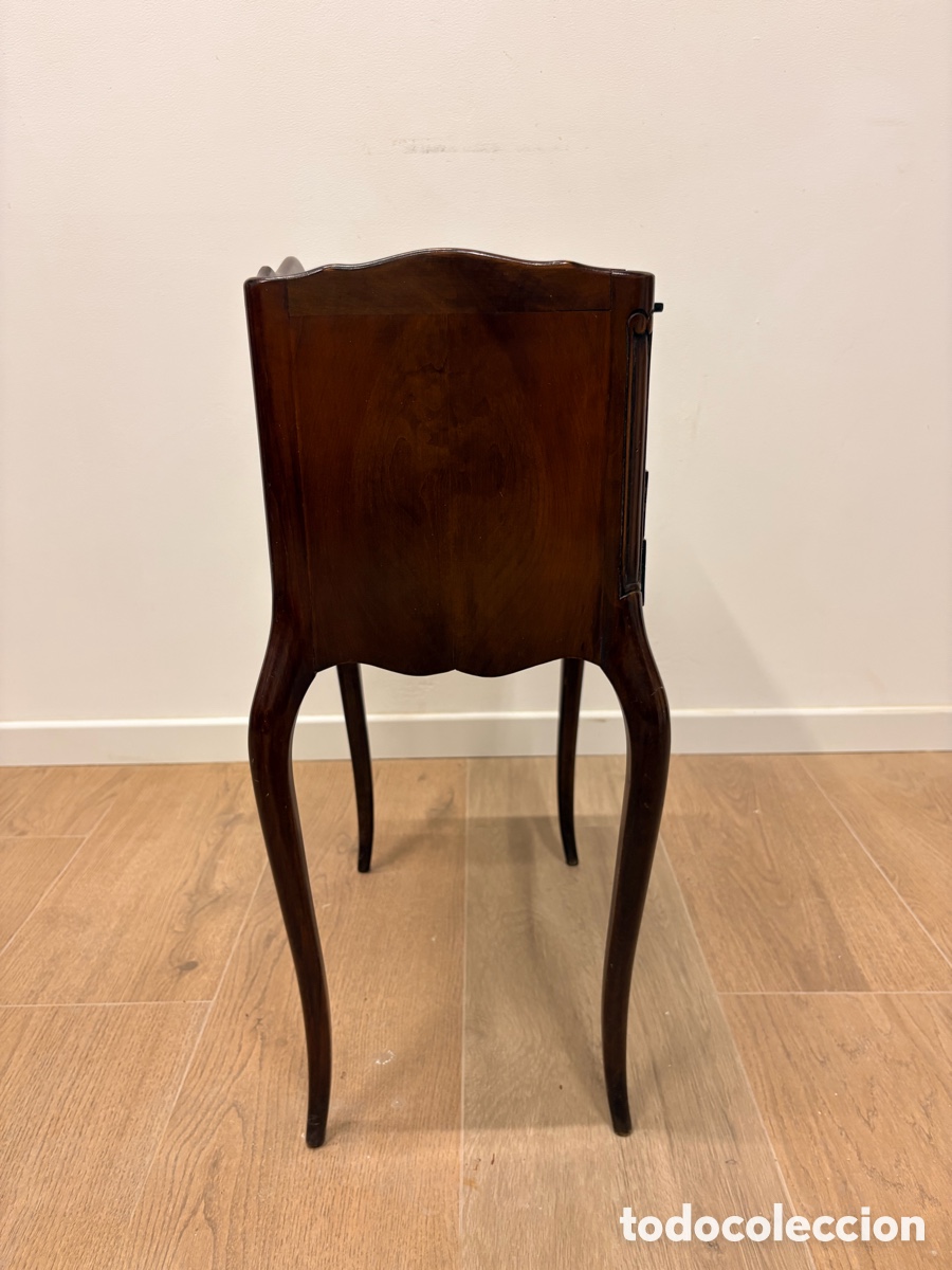 Antig&uuml;edades: Mueble auxiliar / costurero antiguo de madera - Foto 7