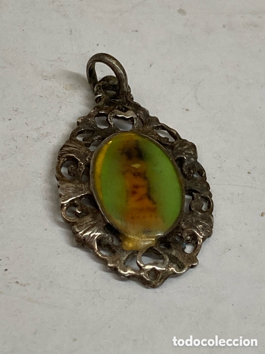 Antig&uuml;edades: Medalla de plata religiosa C656