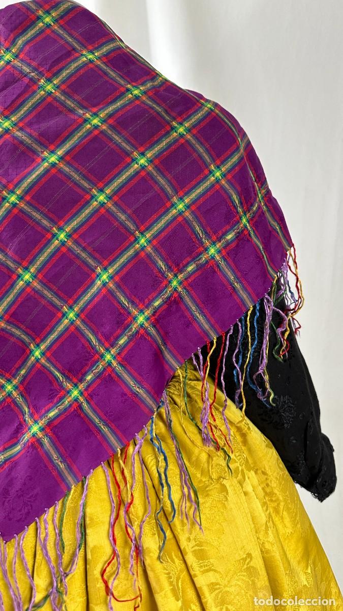 Antig&uuml;edades: Pa&ntilde;uelo de cuadros fucsia
