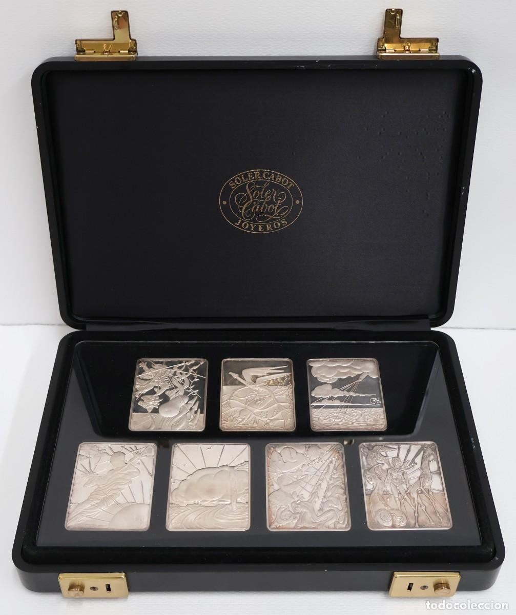 Antig&uuml;edades: LOS SIETE D&Iacute;AS DE LA CREACI&Oacute;N - MEDALLAS D PLATA D LEY 999 - SALVADOR DAL&Iacute; - 1979 - EDICION NUMERADA