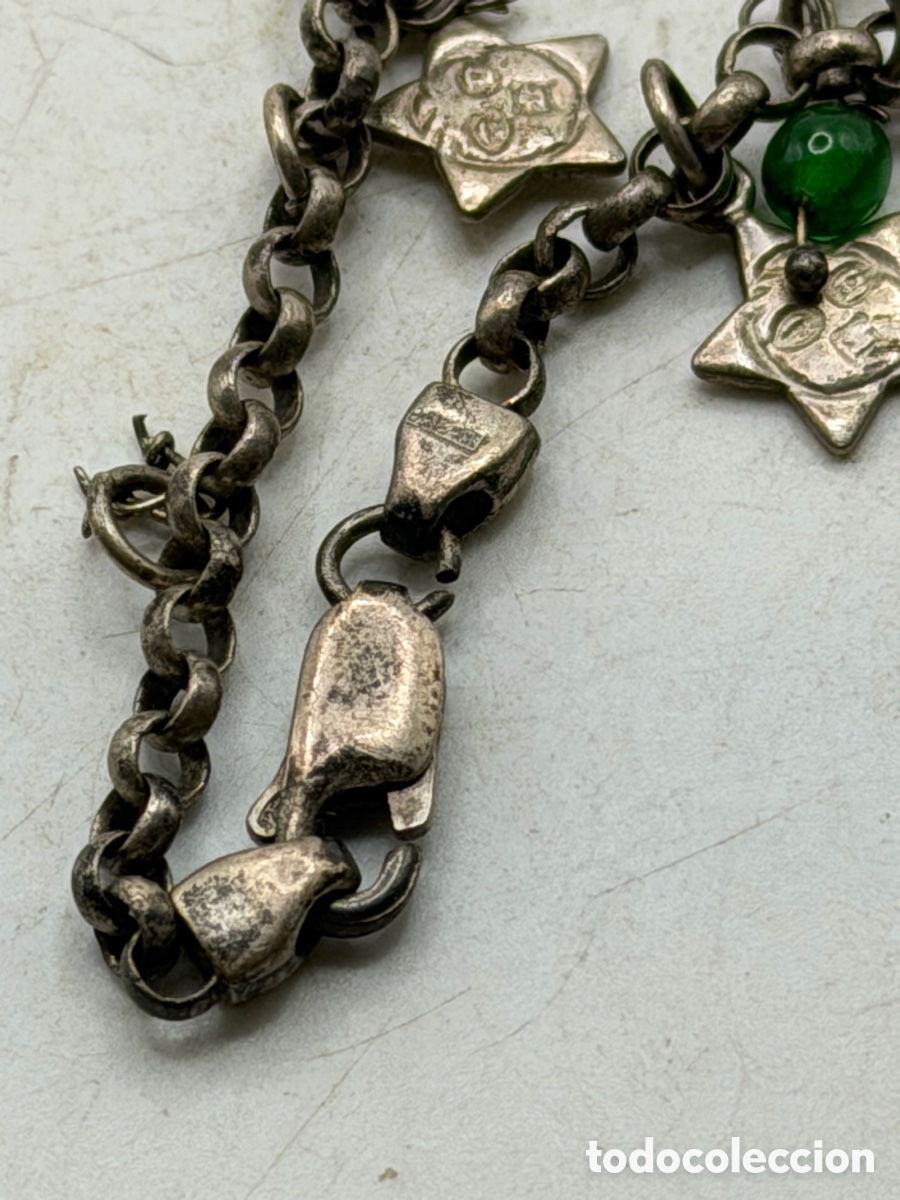 Antig&uuml;edades: Antigua Pulsera de Plata - Foto 5