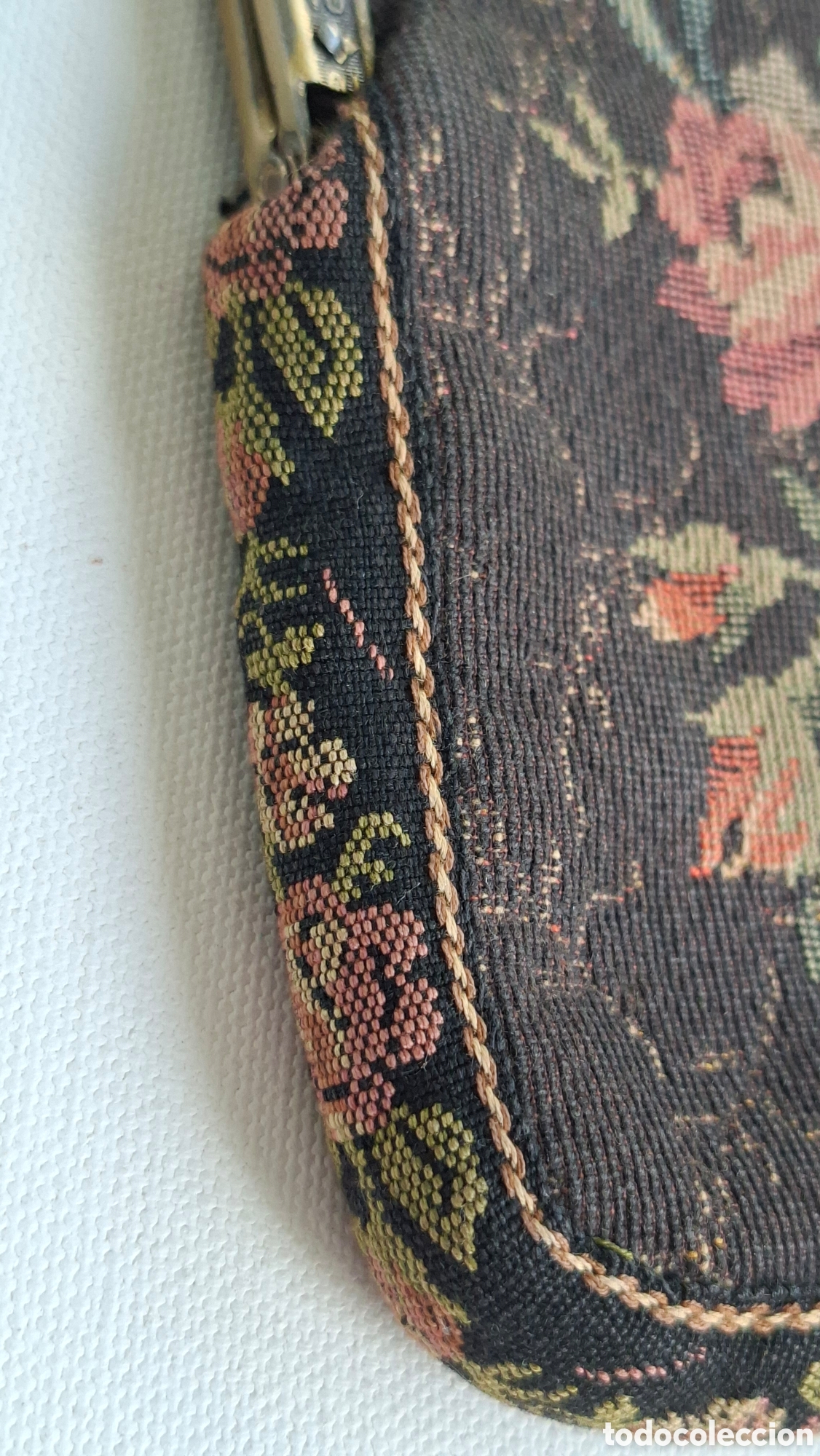 Antig&uuml;edades: Bolso Petit Point C.1910-1920 - Foto 11