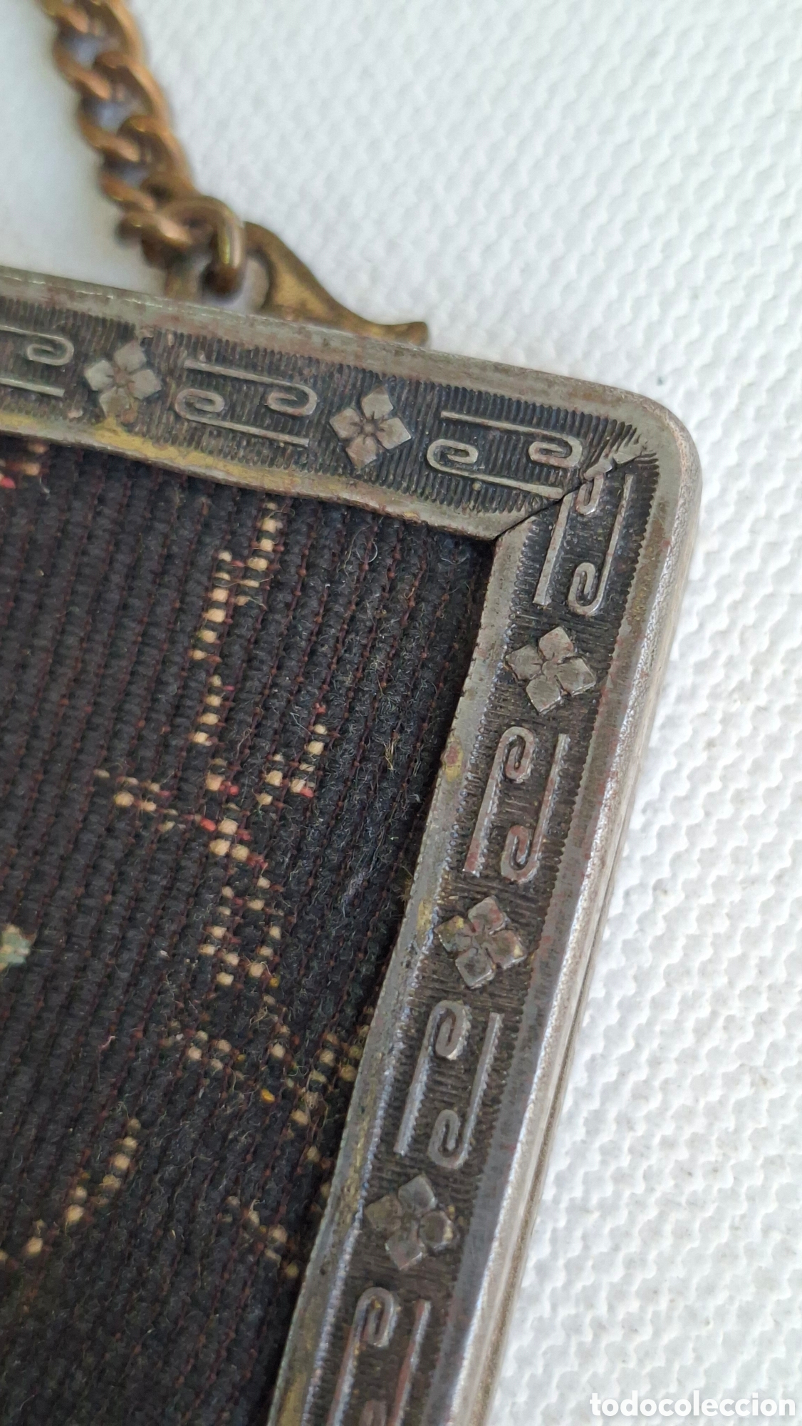 Antig&uuml;edades: Bolso Petit Point C.1910-1920 - Foto 13