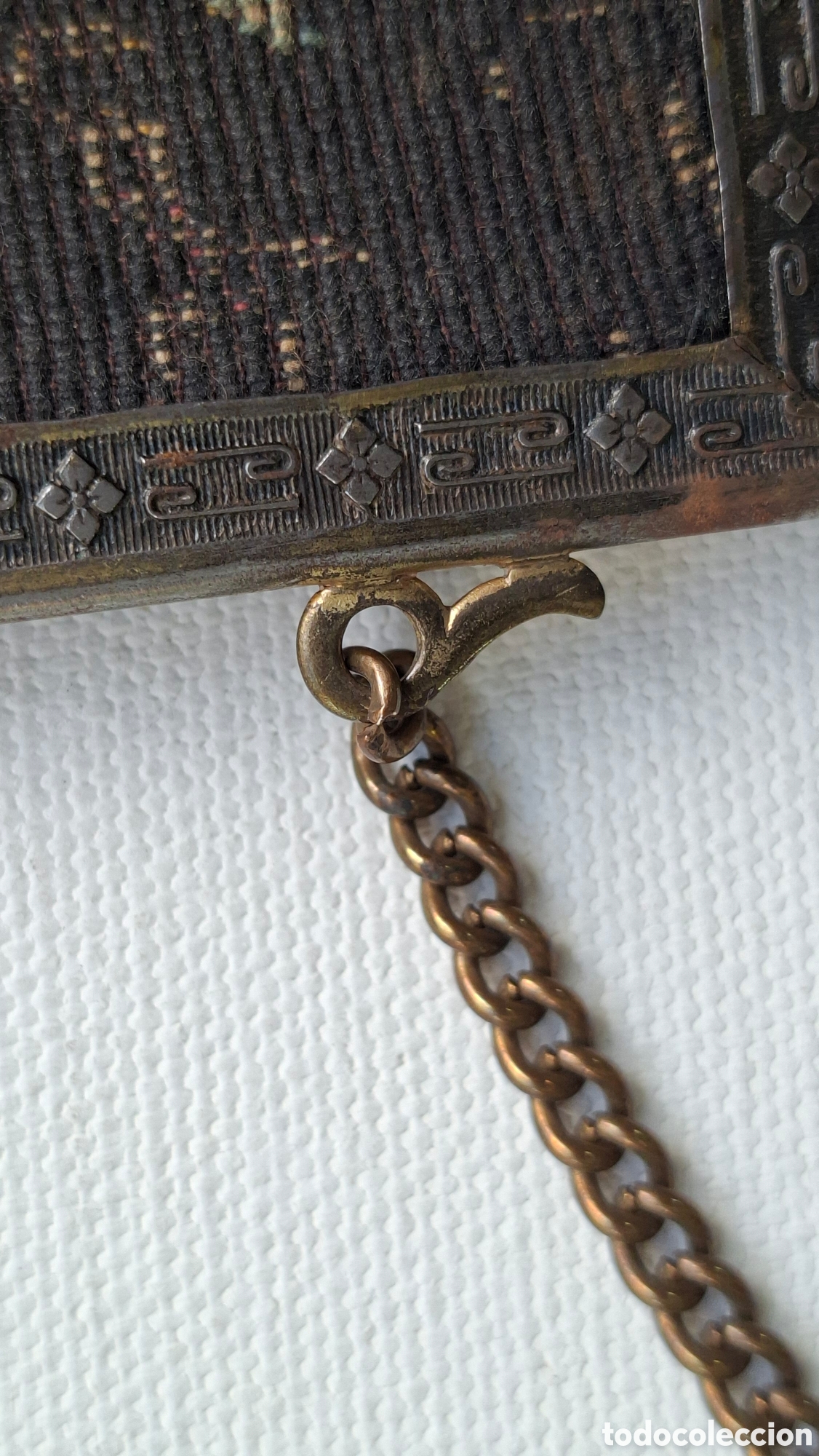 Antig&uuml;edades: Bolso Petit Point C.1910-1920 - Foto 14