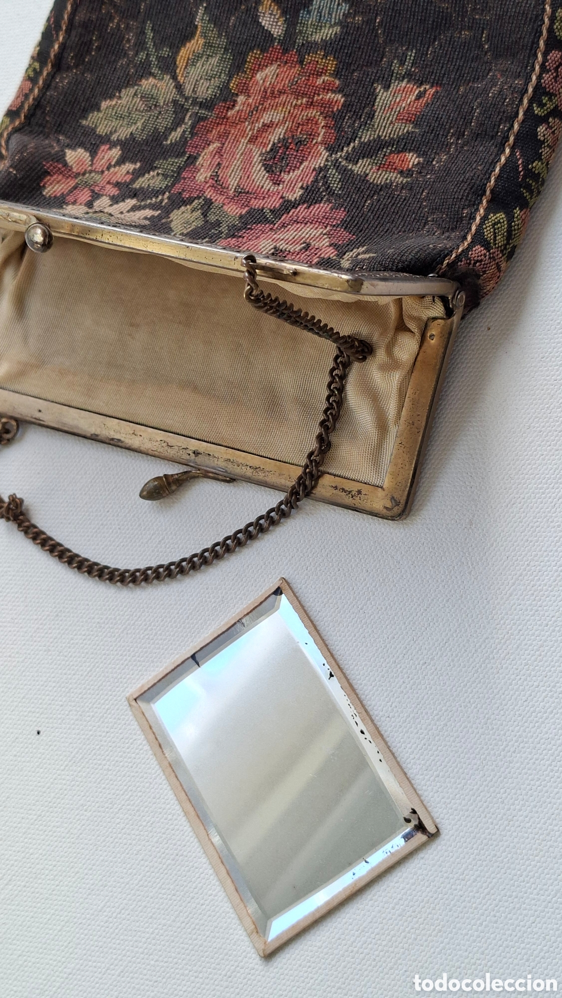 Antig&uuml;edades: Bolso Petit Point C.1910-1920 - Foto 16