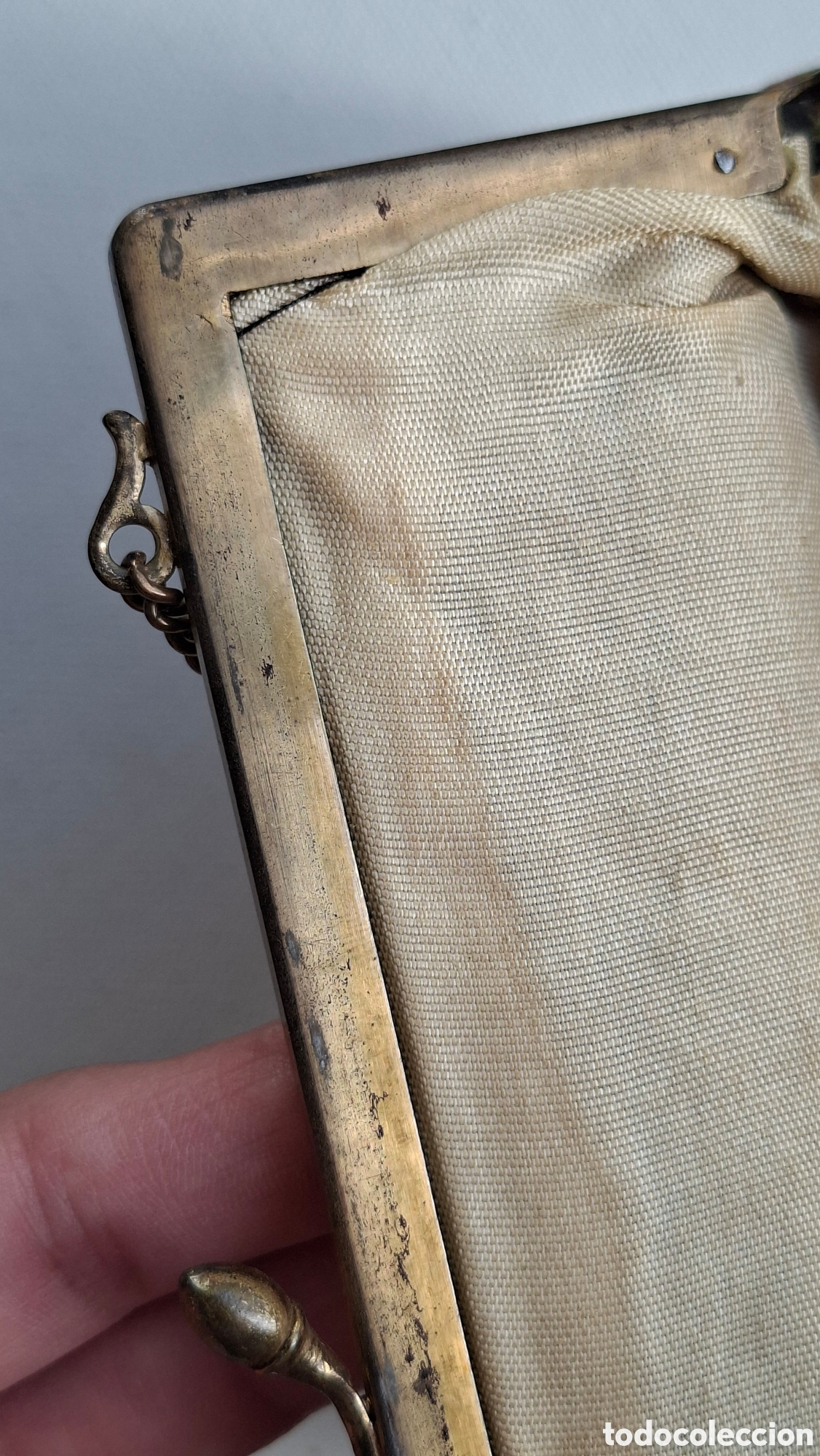 Antig&uuml;edades: Bolso Petit Point C.1910-1920 - Foto 23