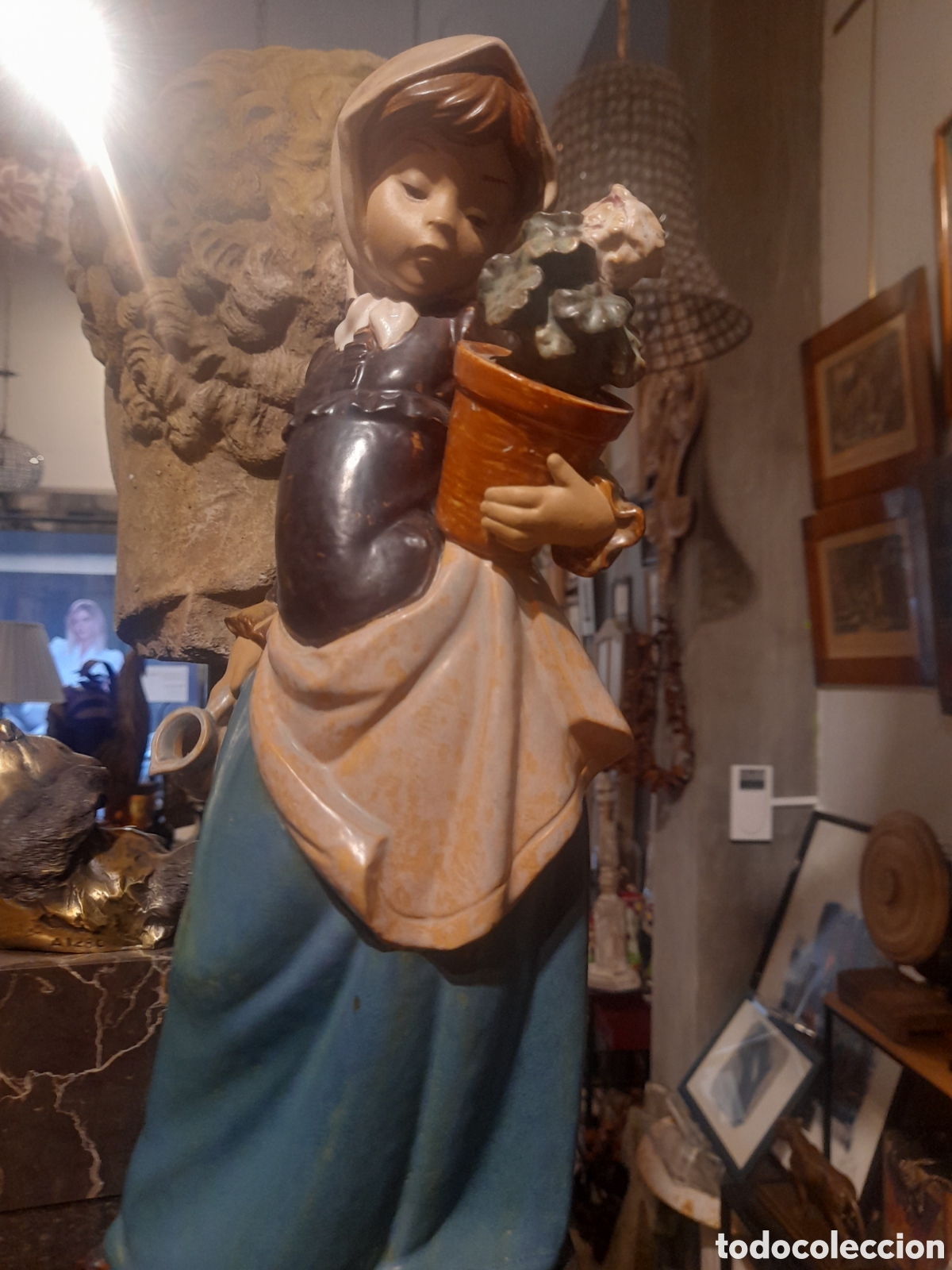 Antig&uuml;edades: Figura de cer&aacute;mica de LLADRO - Foto 2