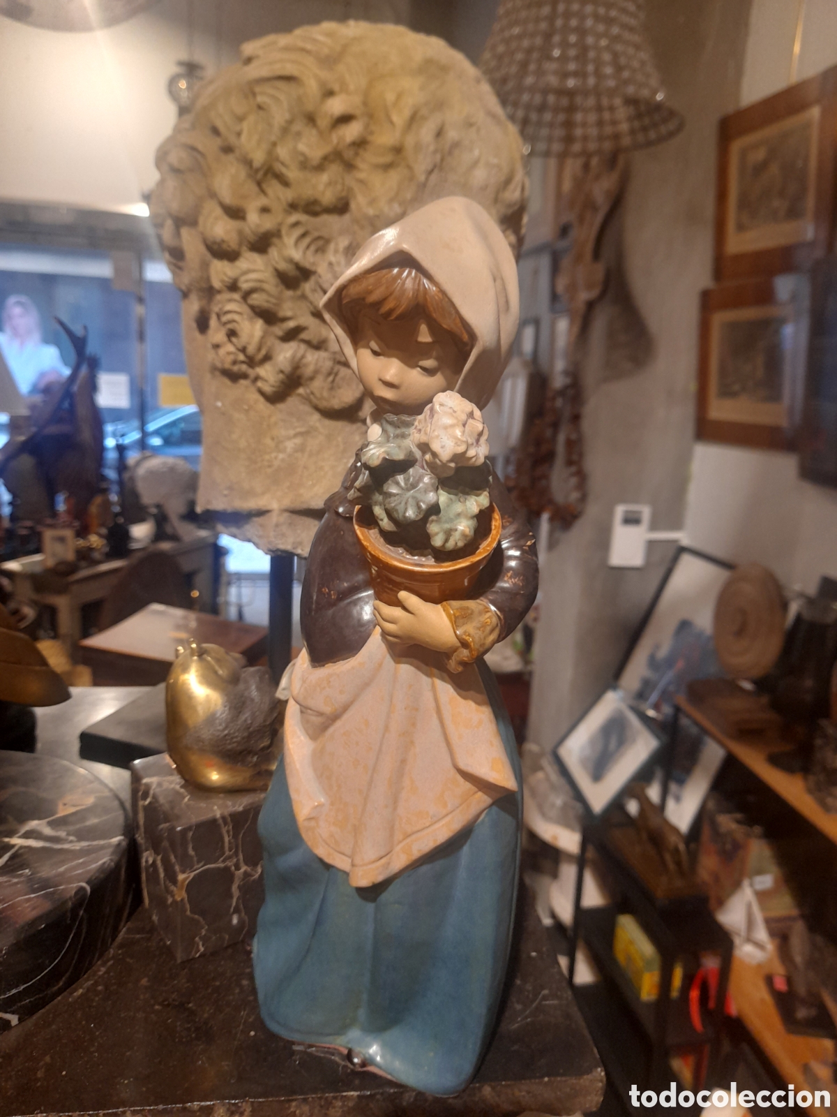Antig&uuml;edades: Figura de cer&aacute;mica de LLADRO - Foto 6