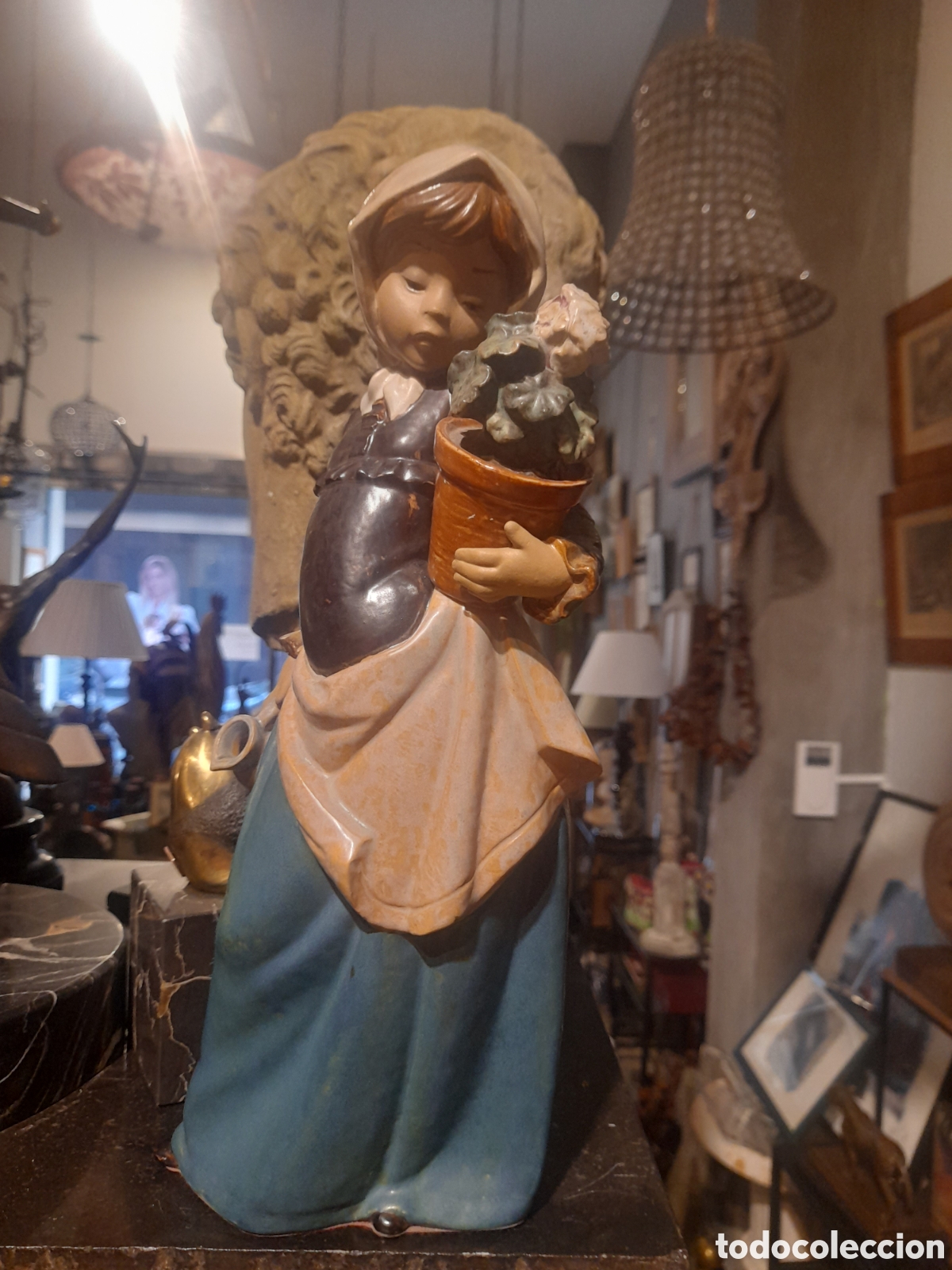 Antig&uuml;edades: Figura de cer&aacute;mica de LLADRO - Foto 7
